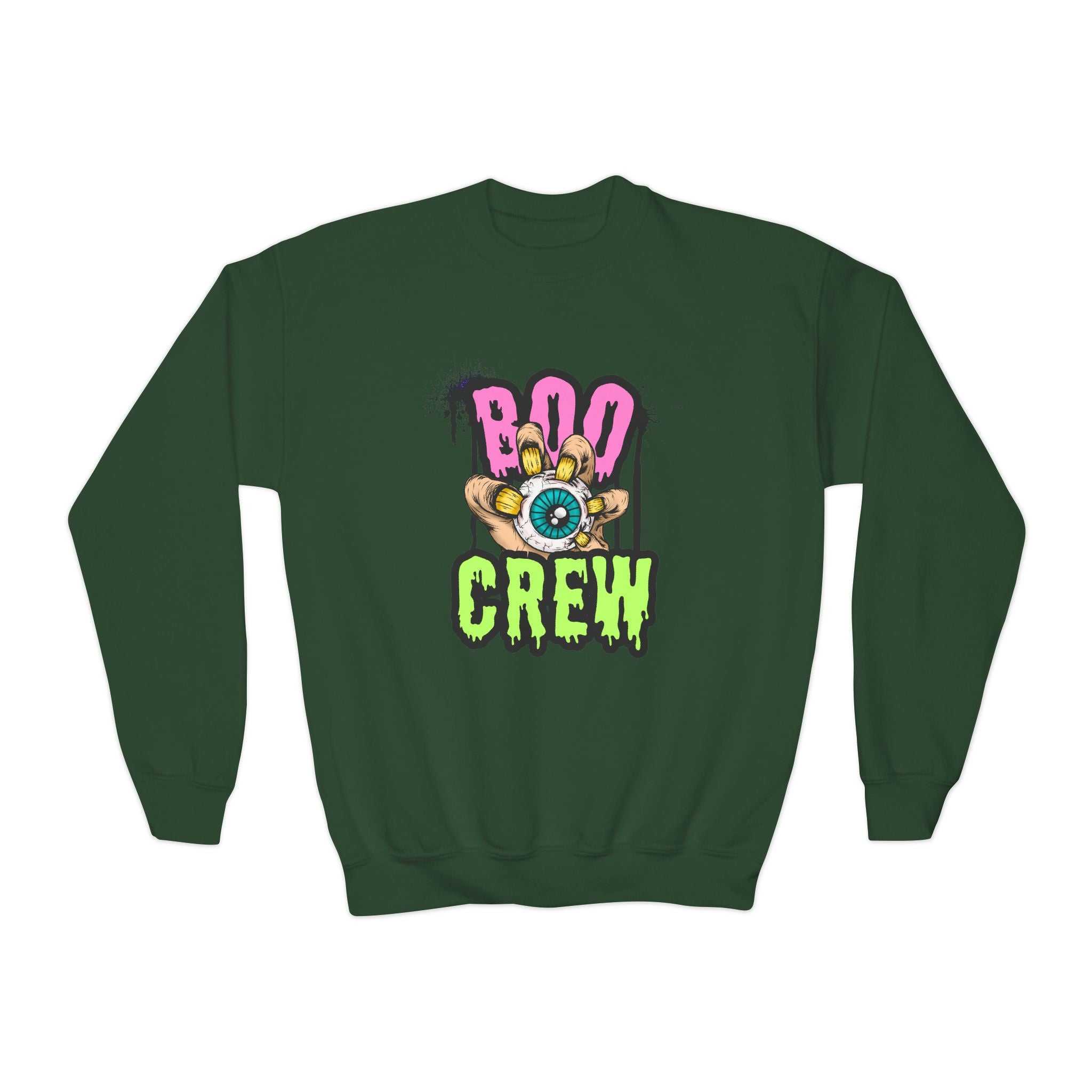 Boo Crew Youth Halloween Sweatshirt