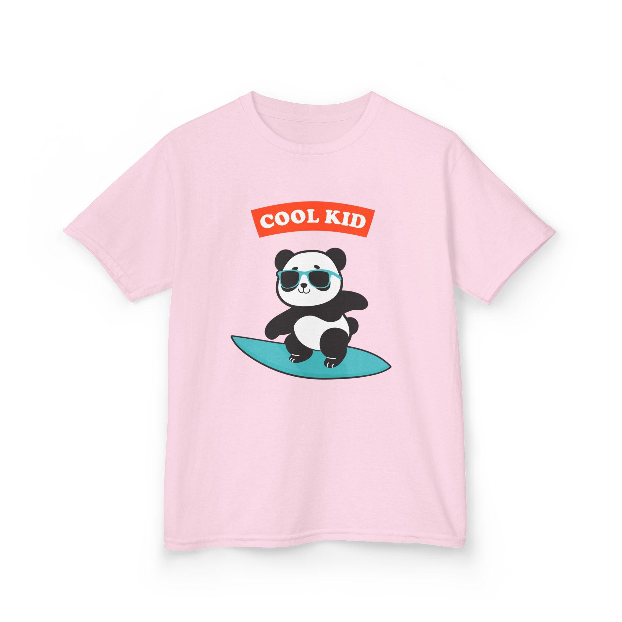 Cool Panda Kid Surfing T-Shirt