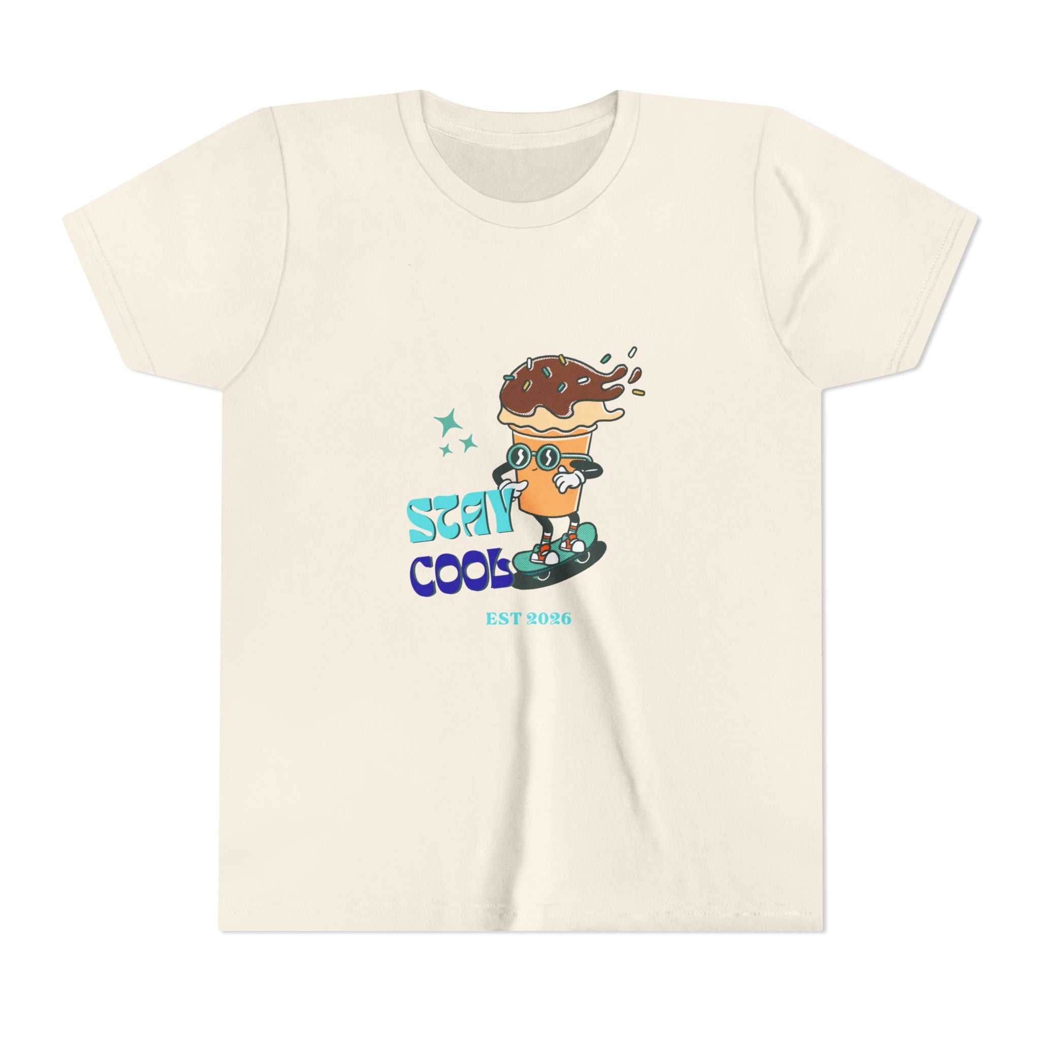 Rad Skateboarding Ice Cream Kids Tee