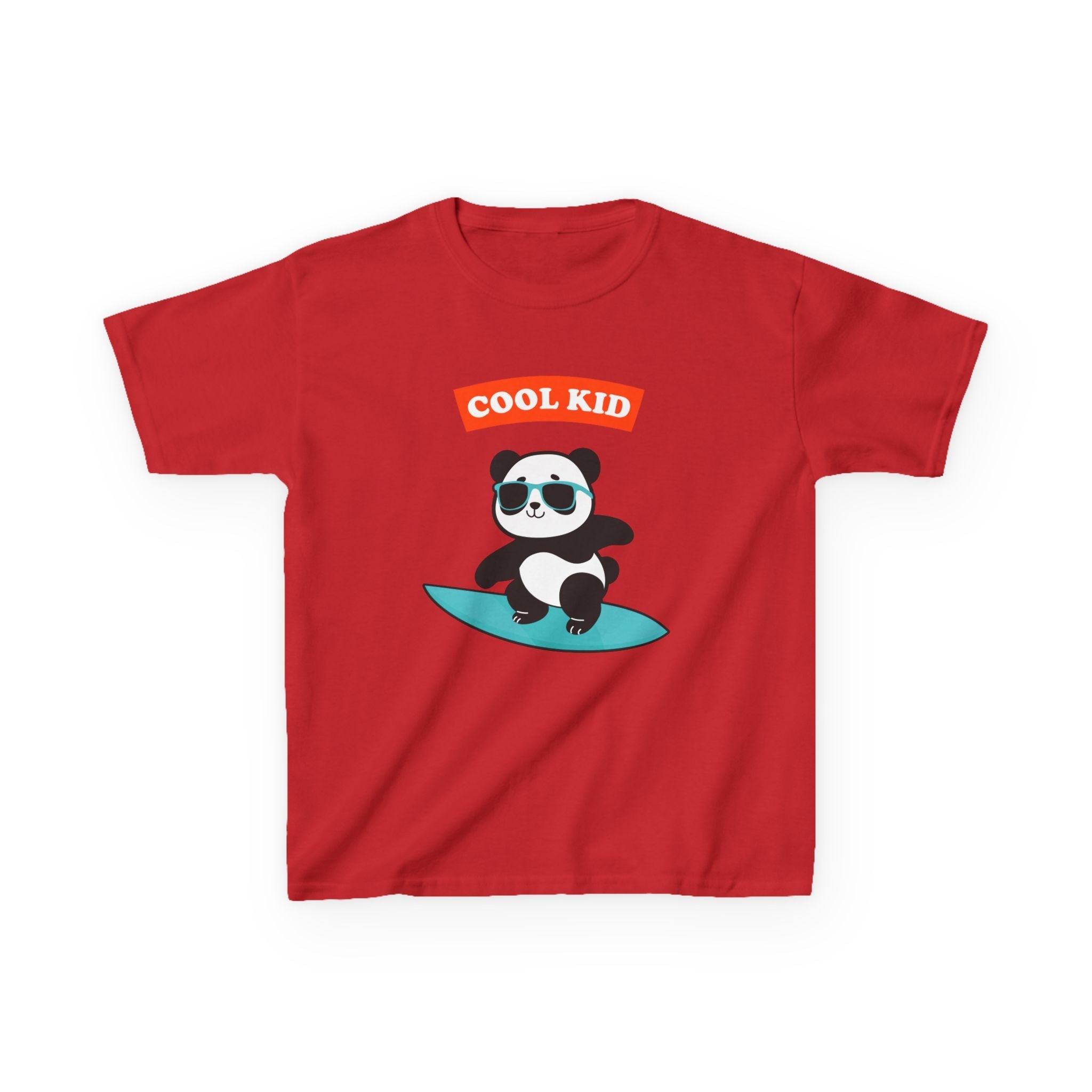 Cool Panda Kid Surfing T-Shirt