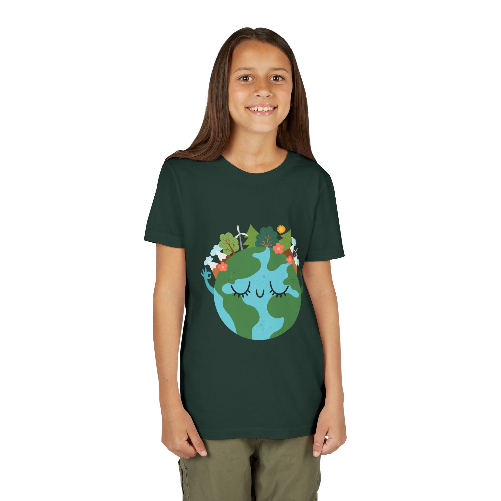 Smiling Mother Earth Youth T-Shirt