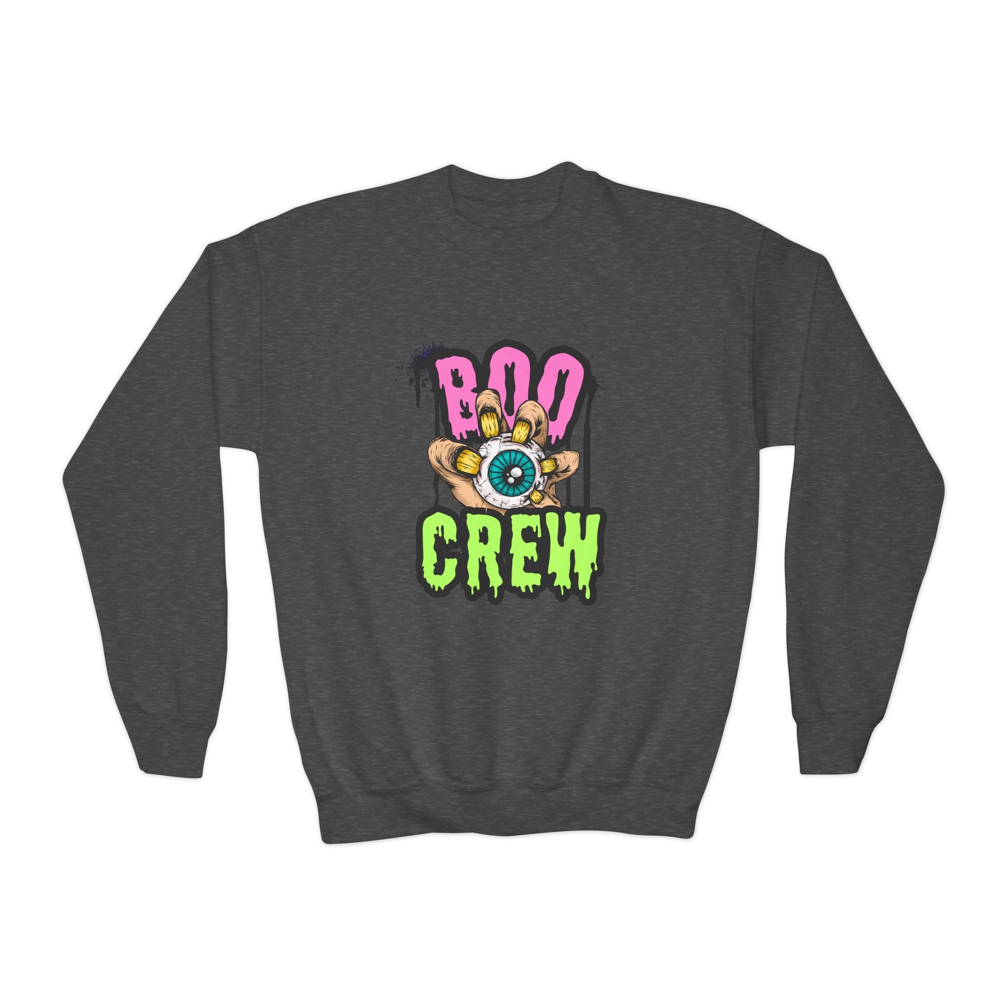 Boo Crew Youth Halloween Sweatshirt