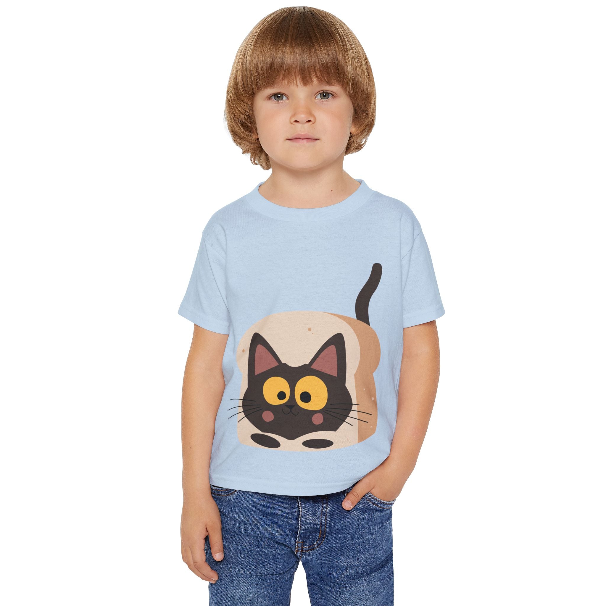 Black Cat in Bread Toddler T-Shirt