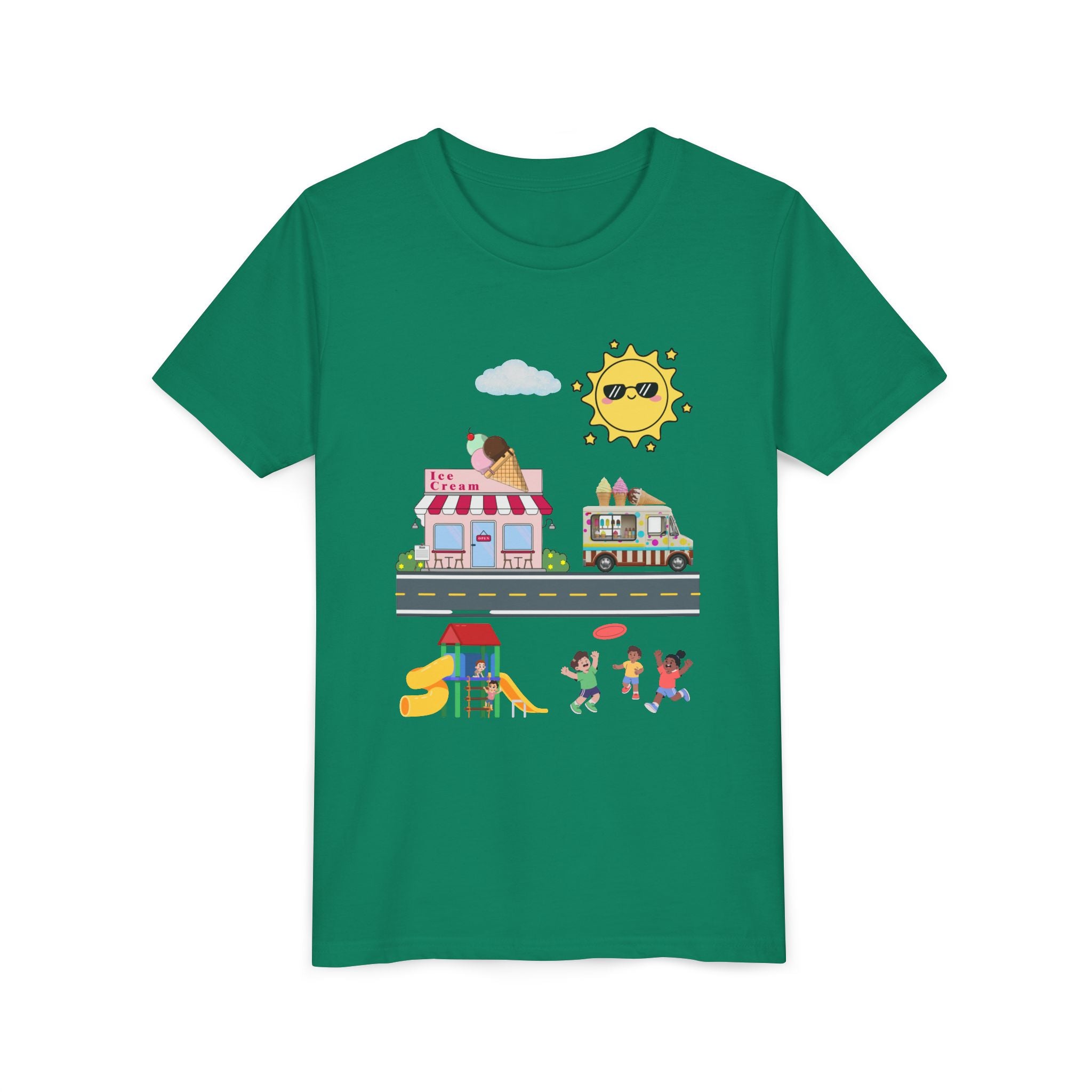 Sunny Playground Street Scene Youth Tee