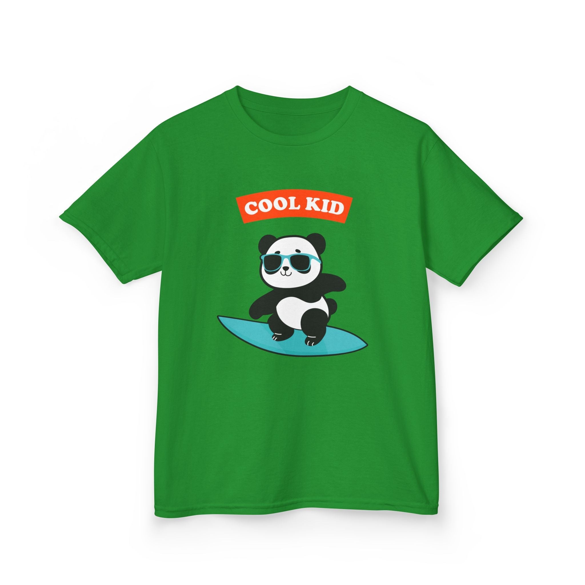 Cool Panda Kid Surfing T-Shirt