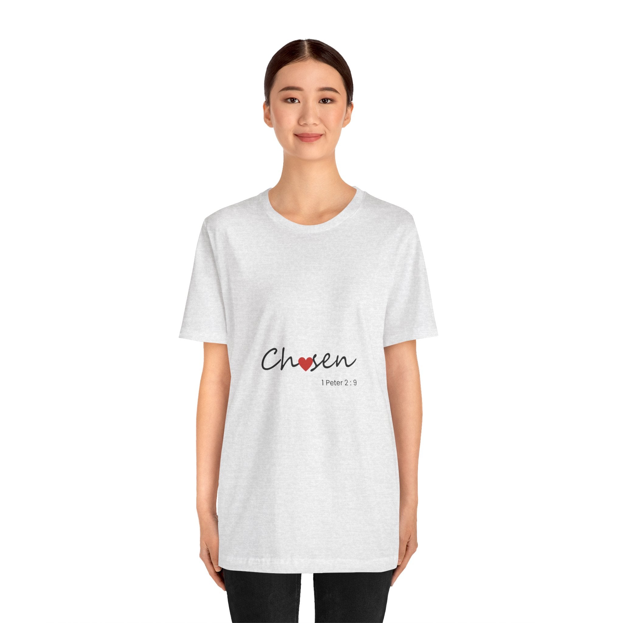 Chosen Heart 1 Peter 2:9 Christian Tee
