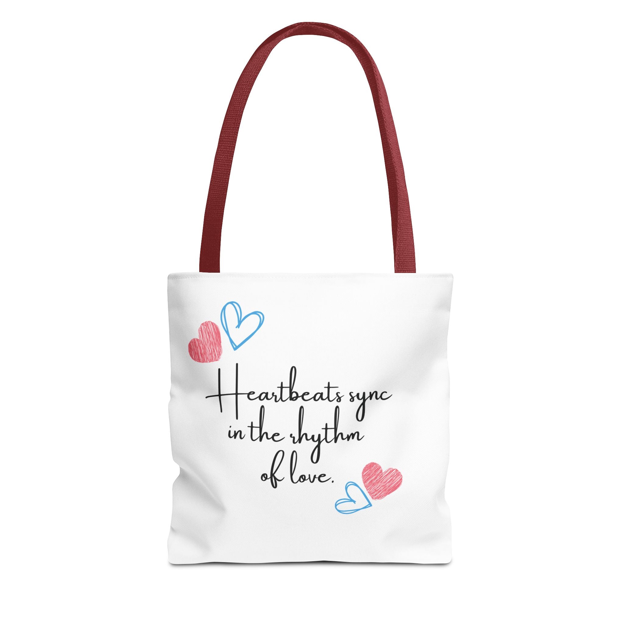 Heartbeats Sync in the Rhythm of Love Tote