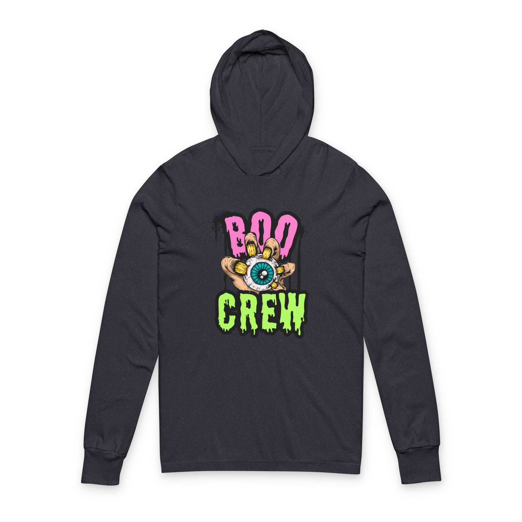Boo Crew Hooded Long Sleeve Tee