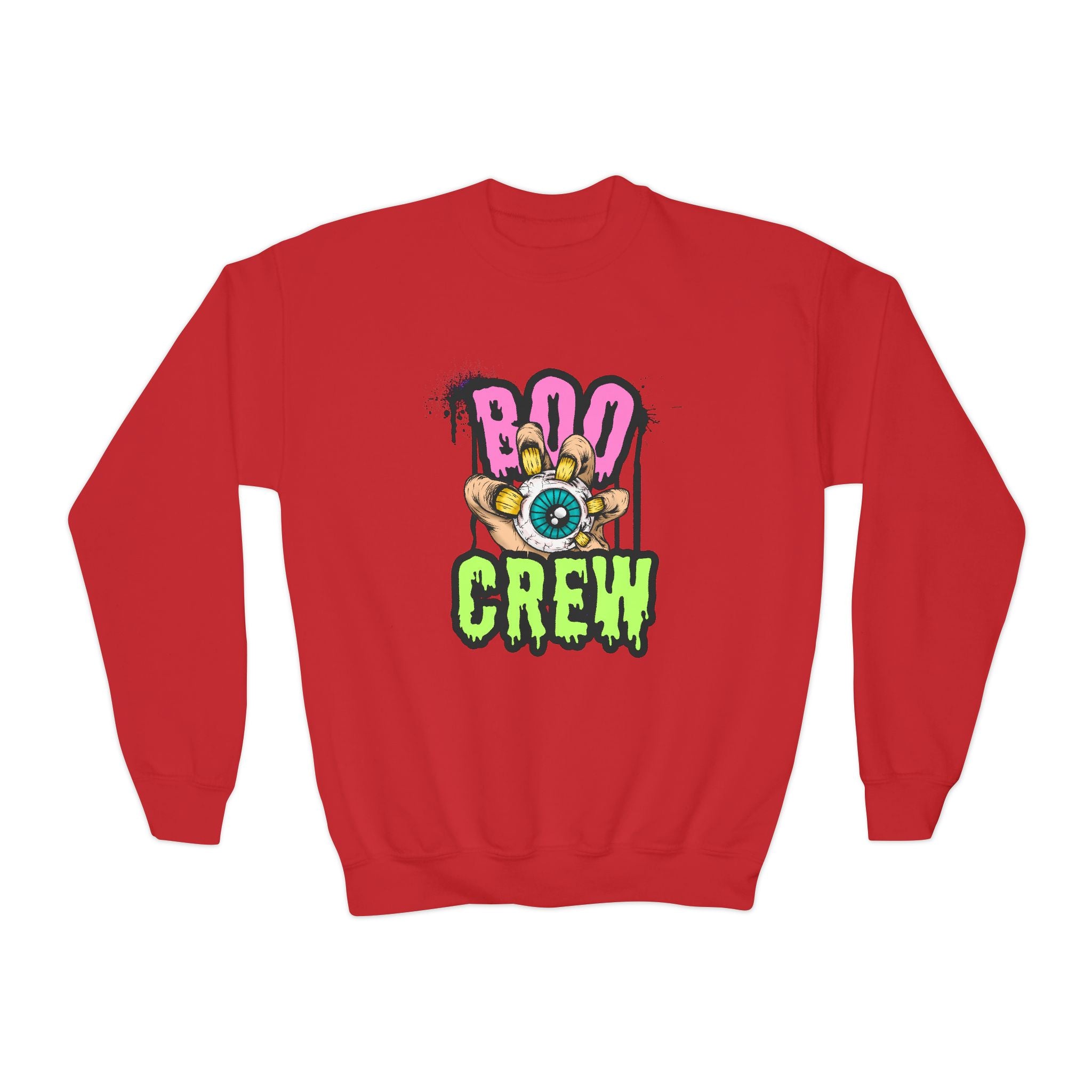 Boo Crew Youth Halloween Sweatshirt