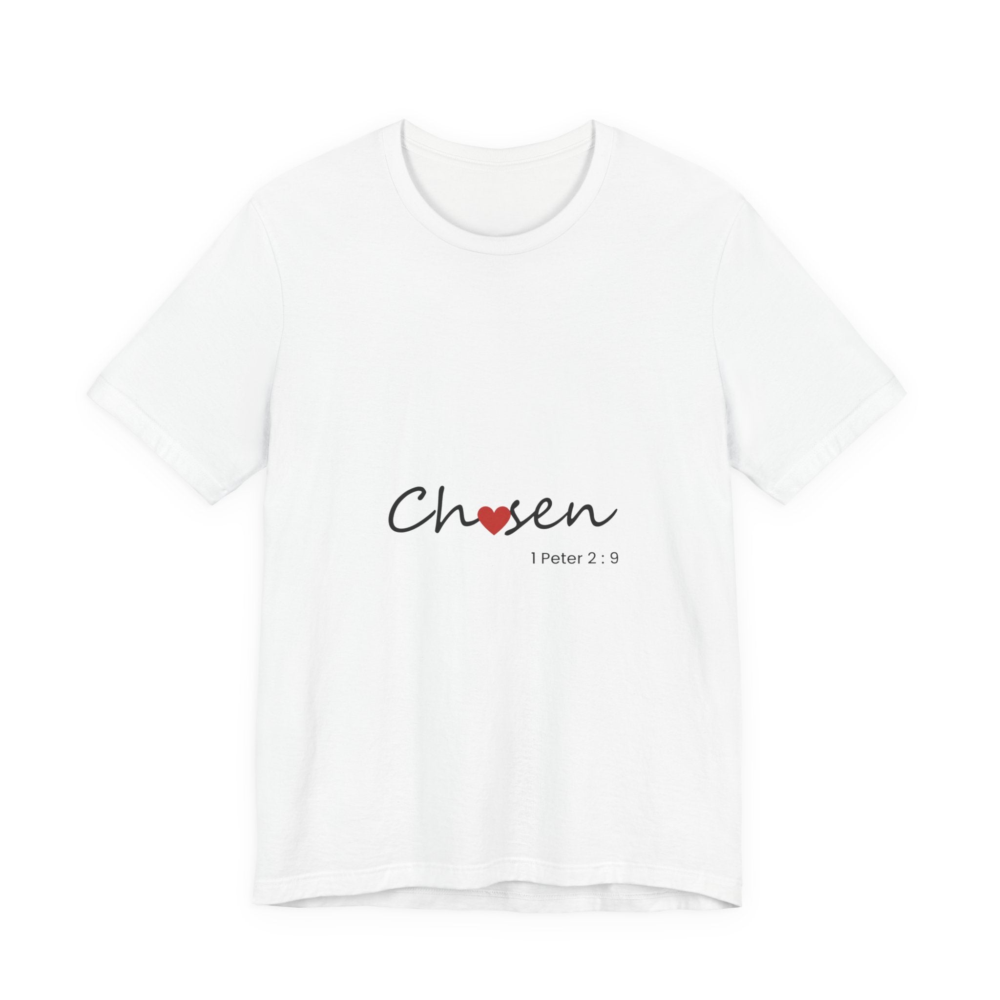 Chosen Heart 1 Peter 2:9 Christian Tee