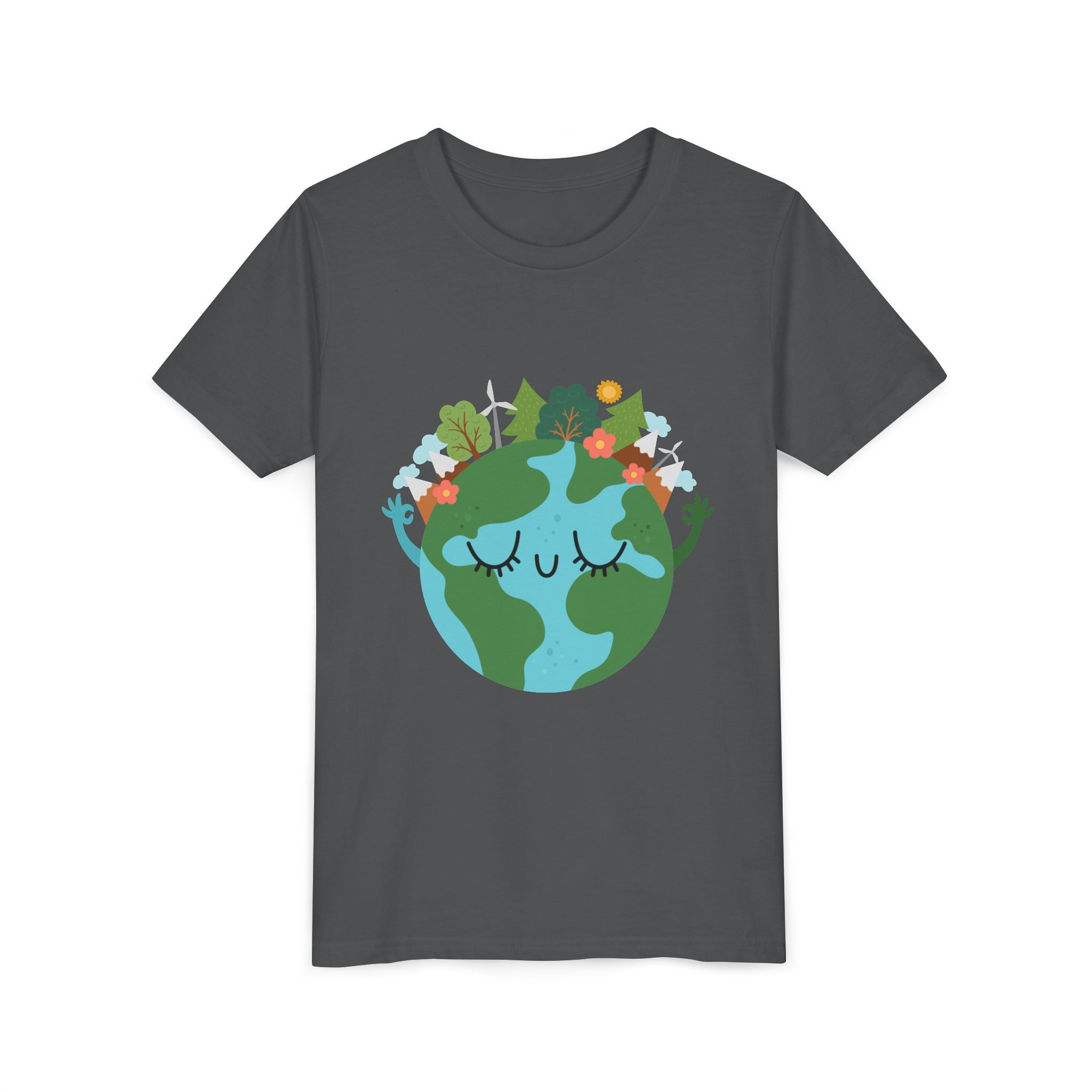 Smiling Mother Earth Youth T-Shirt
