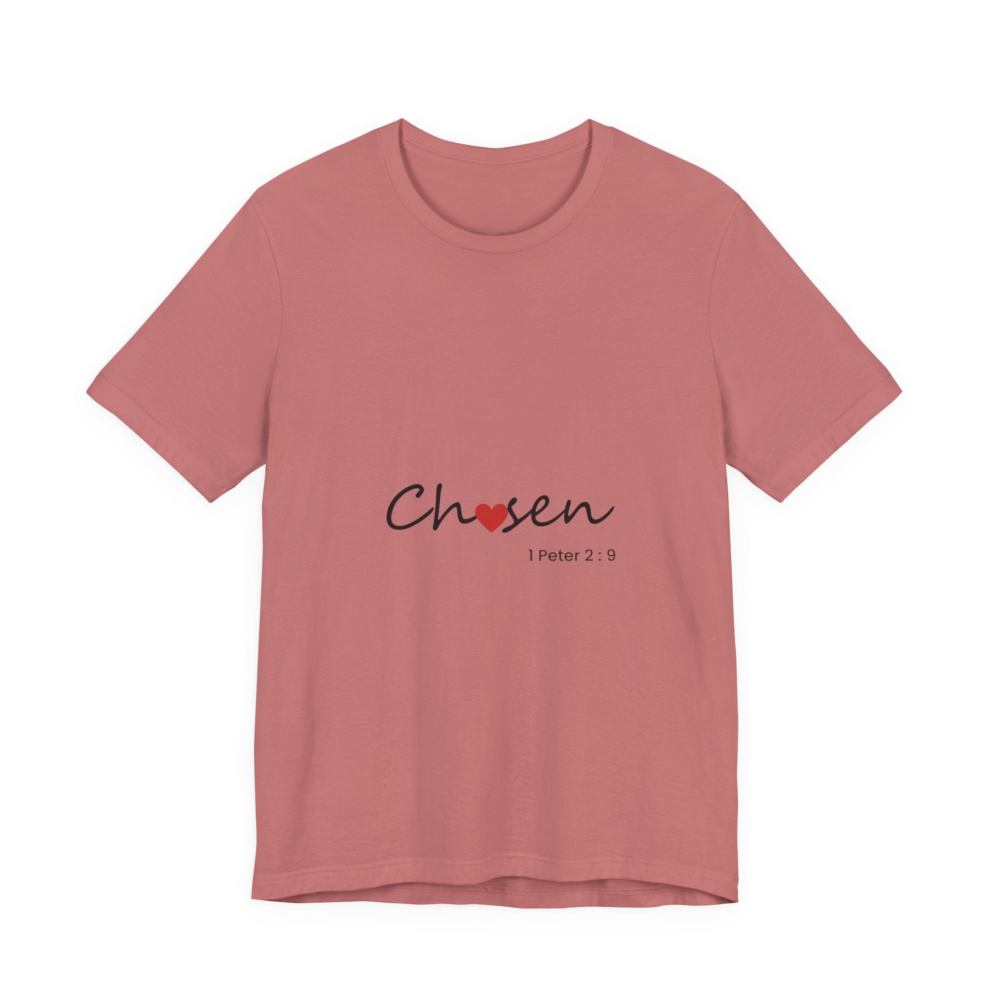 Chosen Heart 1 Peter 2:9 Christian Tee