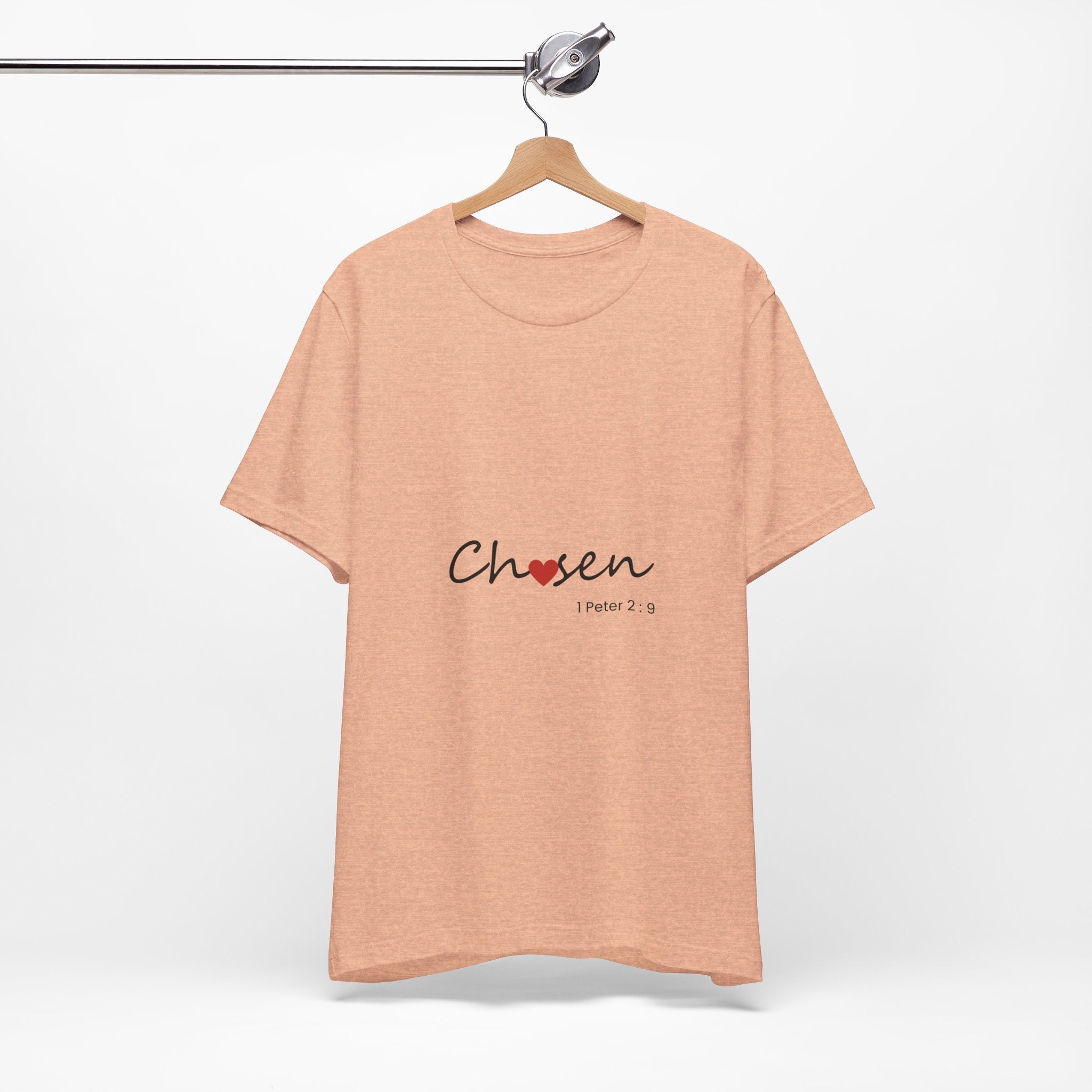 Chosen Heart 1 Peter 2:9 Christian Tee