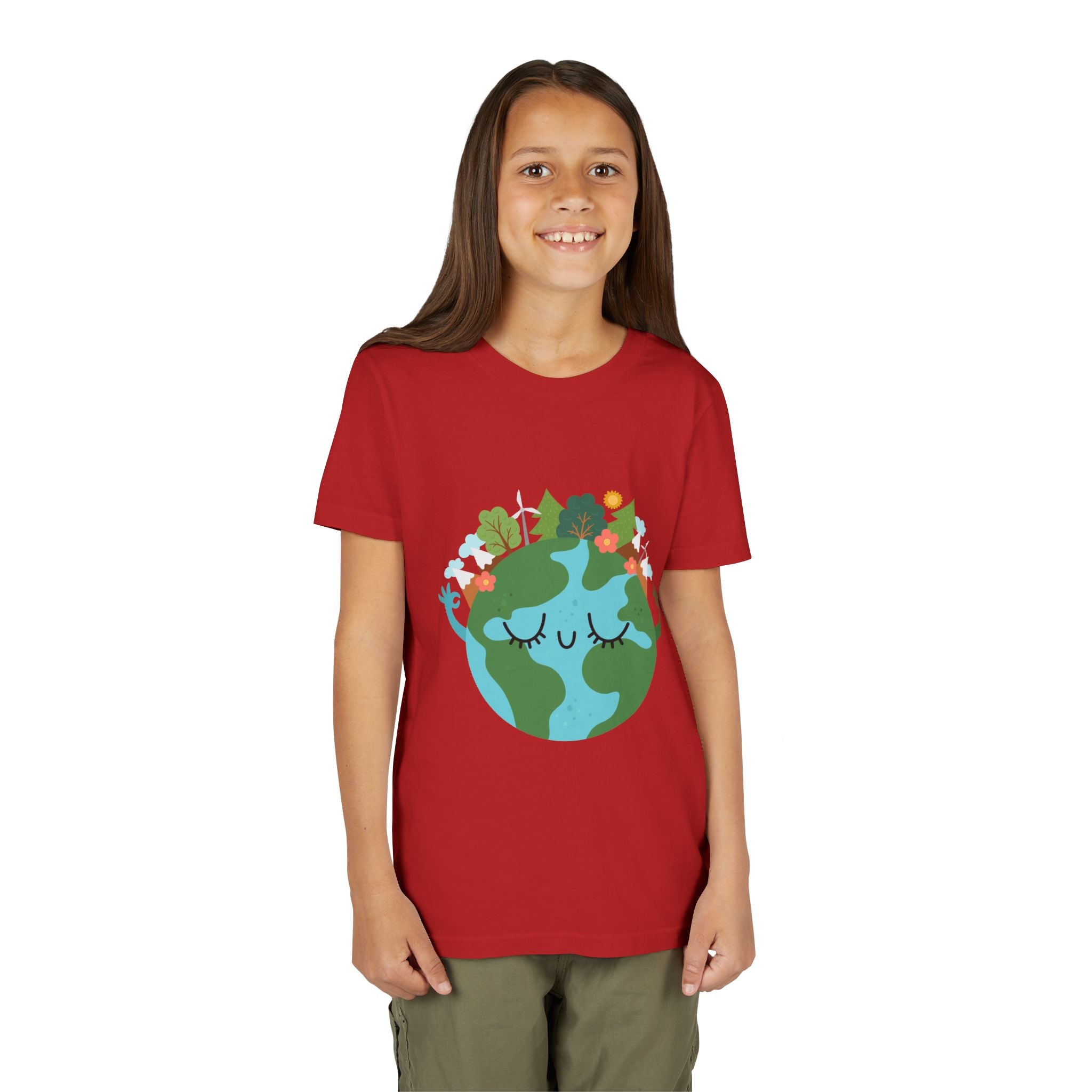 Smiling Mother Earth Youth T-Shirt