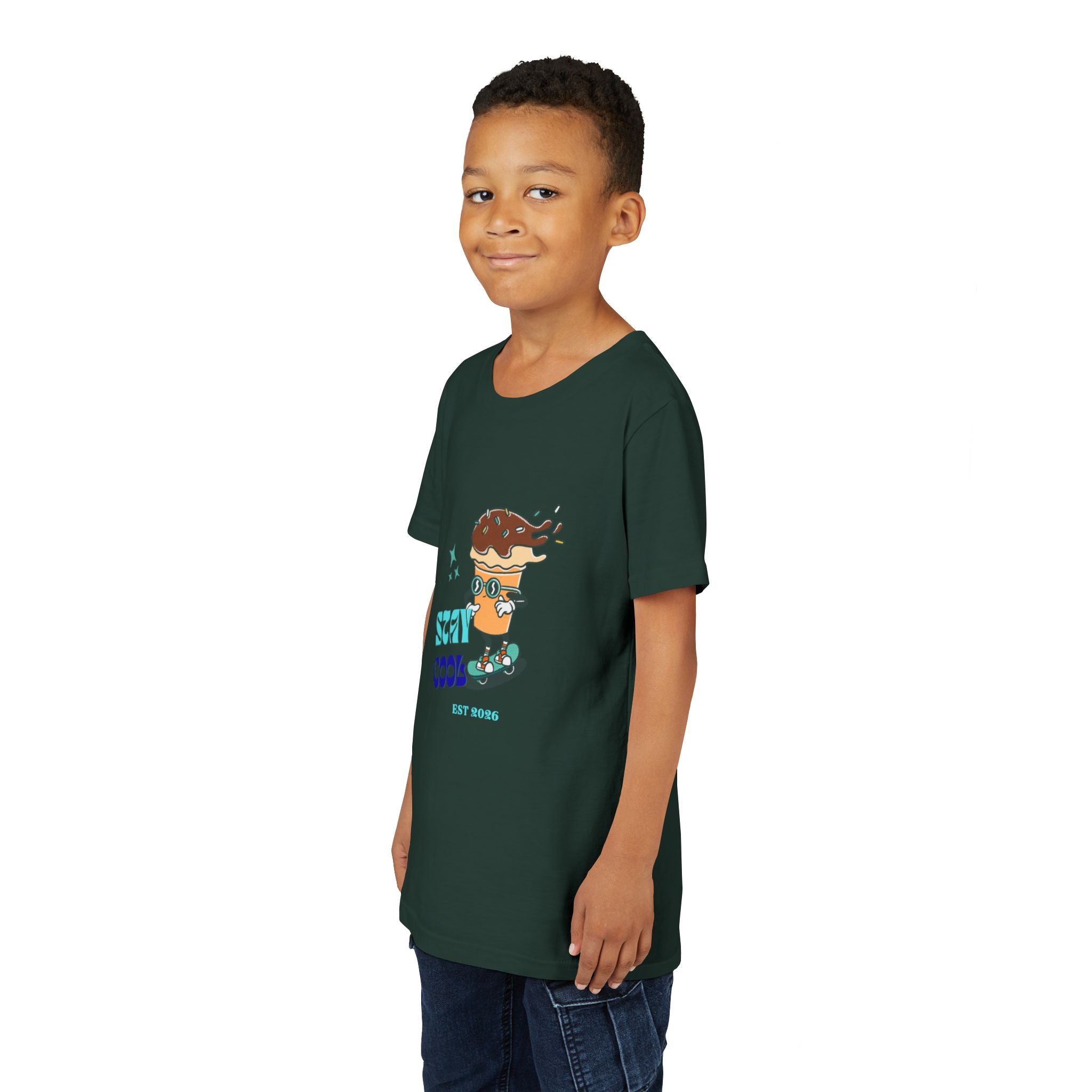 Rad Skateboarding Ice Cream Kids Tee