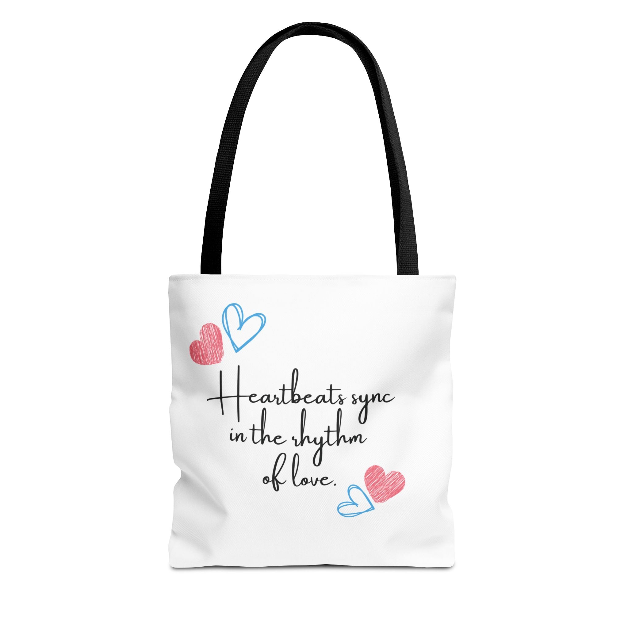 Heartbeats Sync in the Rhythm of Love Tote