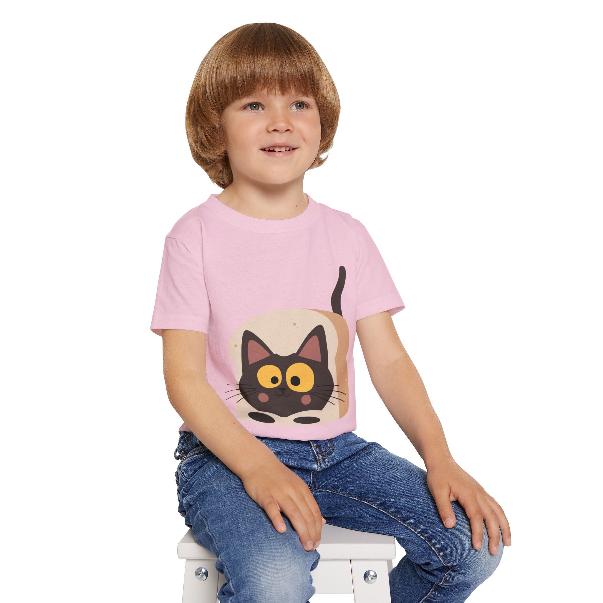 Black Cat in Bread Toddler T-Shirt