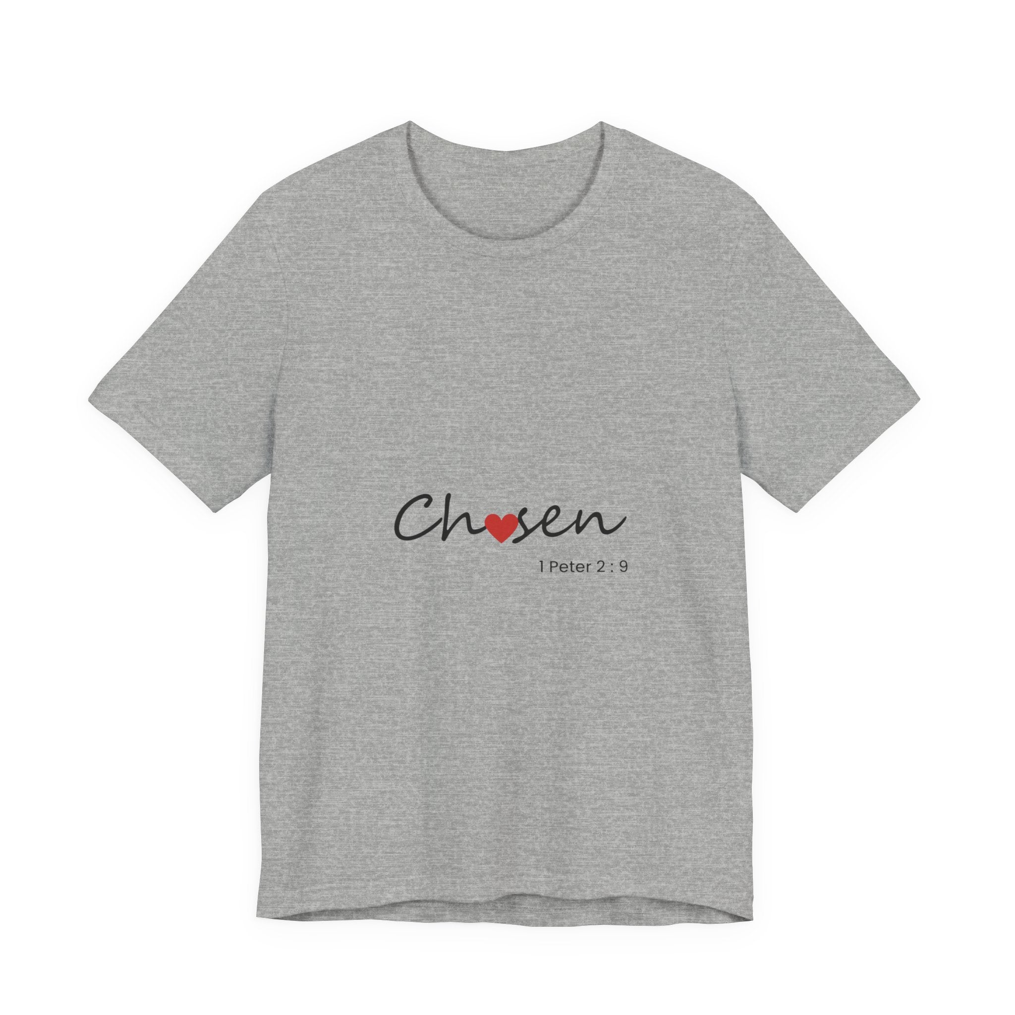 Chosen Heart 1 Peter 2:9 Christian Tee