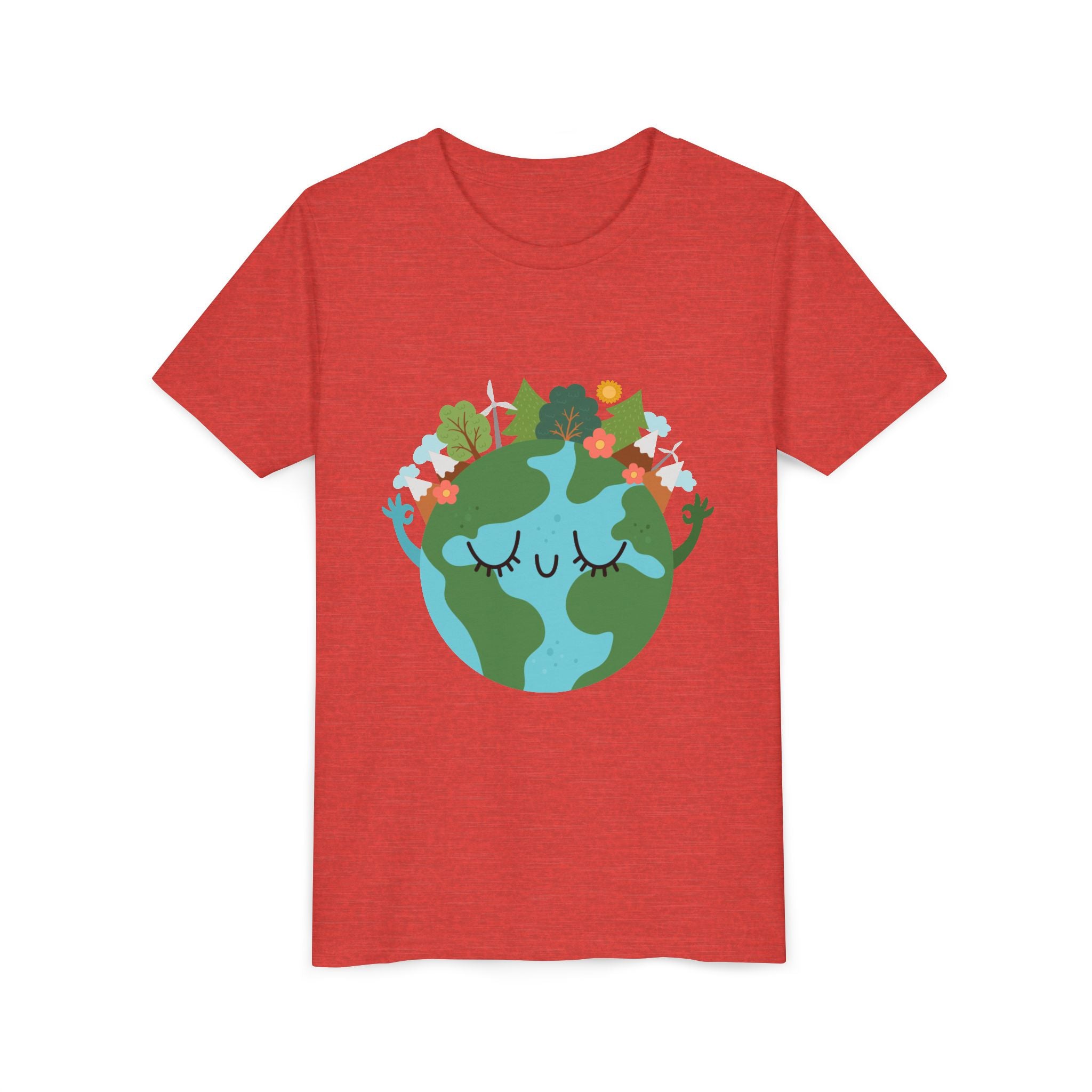 Smiling Mother Earth Youth T-Shirt