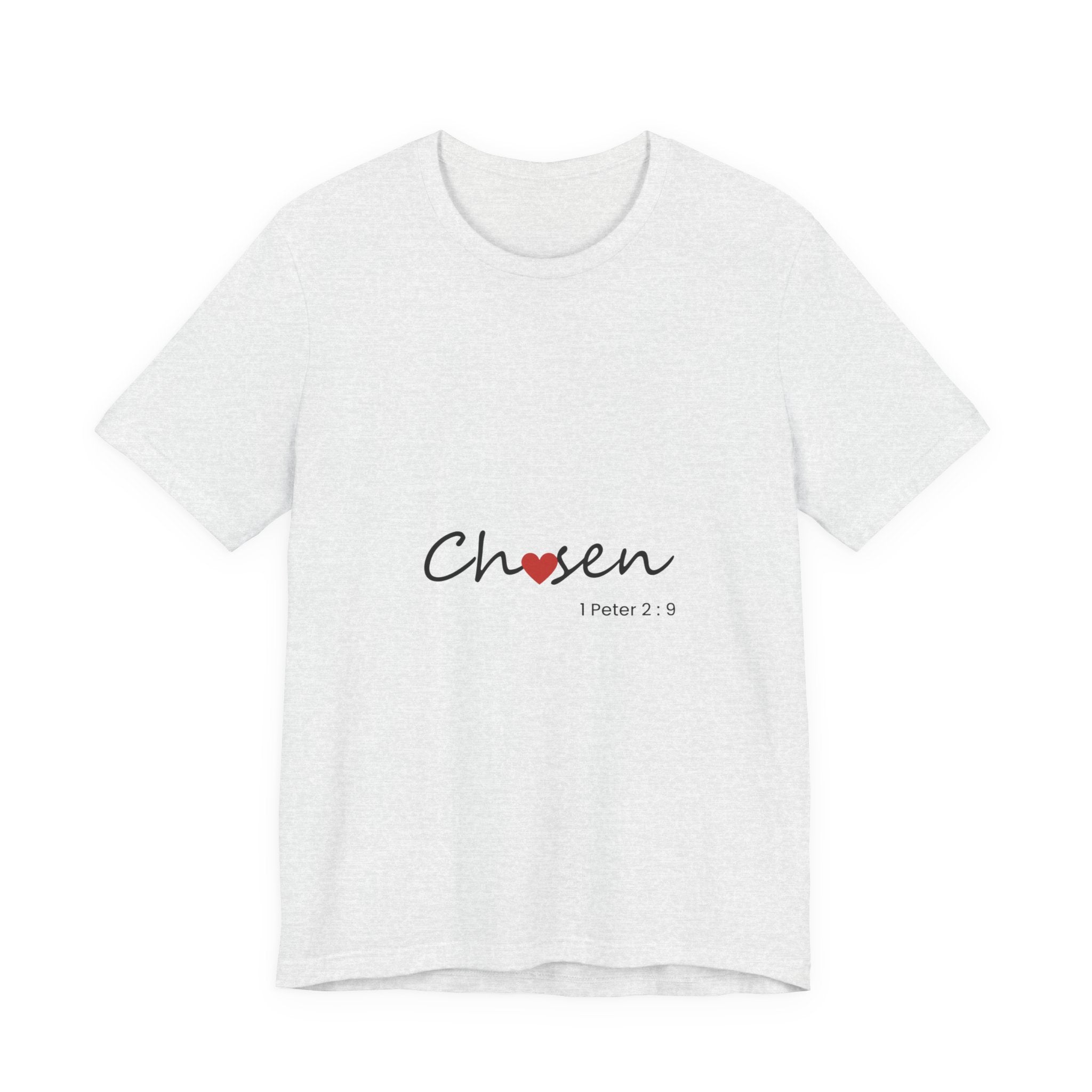 Chosen Heart 1 Peter 2:9 Christian Tee