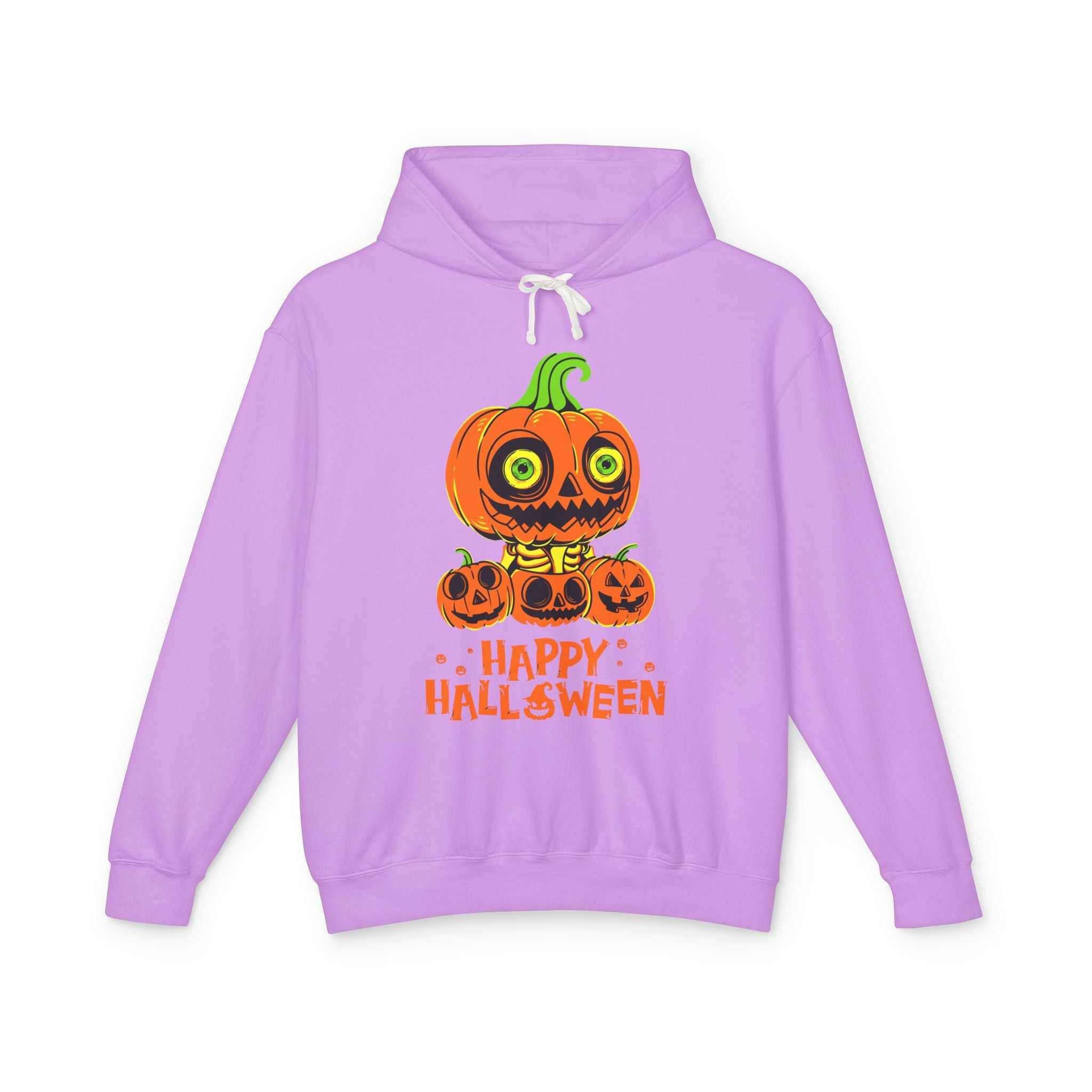 Scary Jack-O'-Lantern Halloween Pumpkin Hoodie