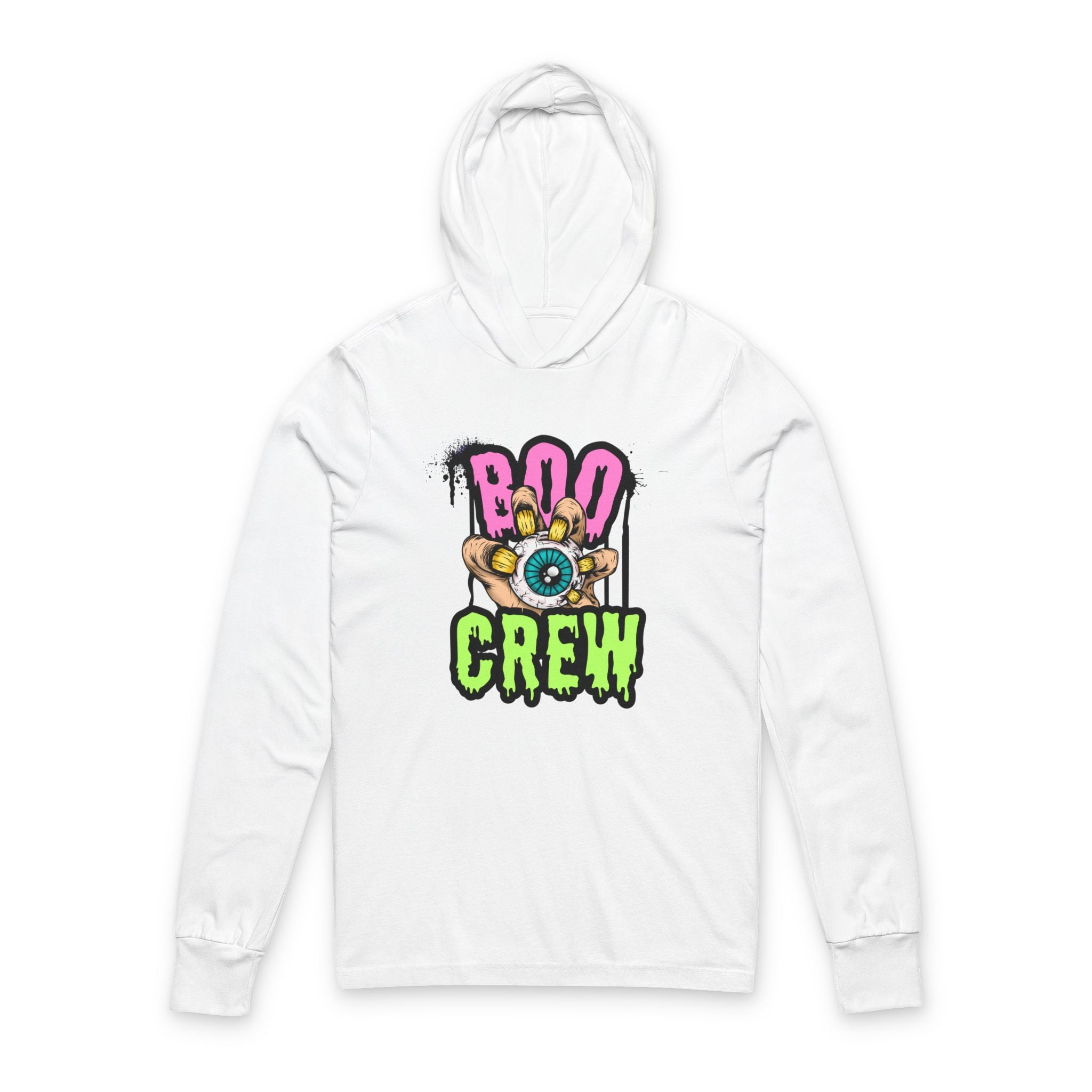 Boo Crew Hooded Long Sleeve Tee