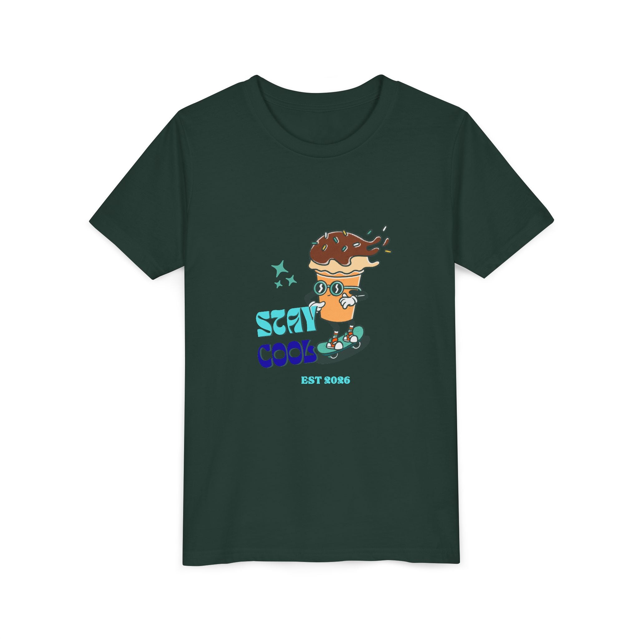 Rad Skateboarding Ice Cream Kids Tee