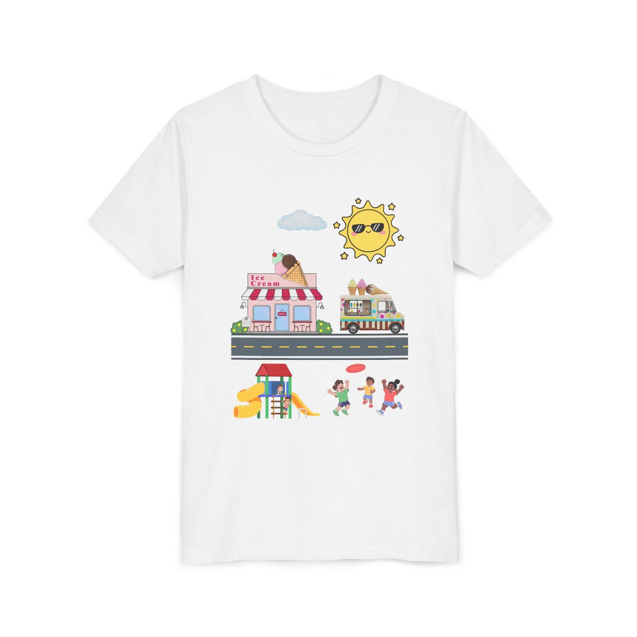 Sunny Playground Street Scene Youth Tee
