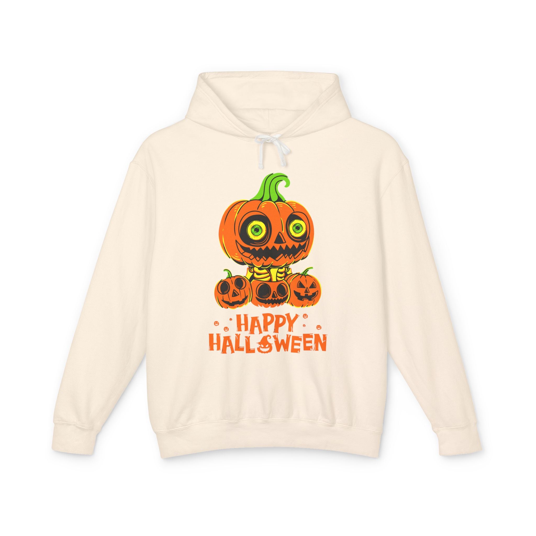 Scary Jack-O'-Lantern Halloween Pumpkin Hoodie