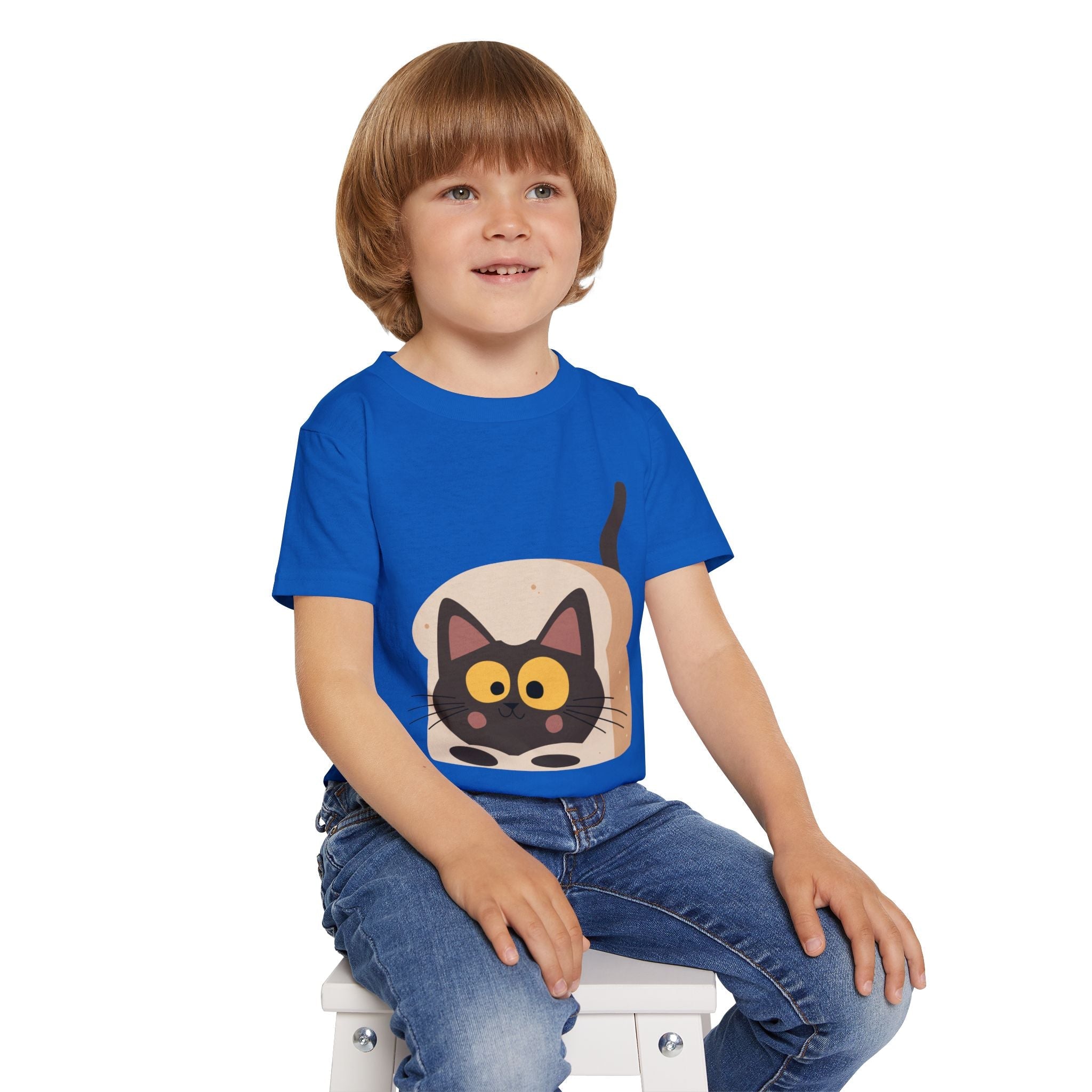 Black Cat in Bread Toddler T-Shirt