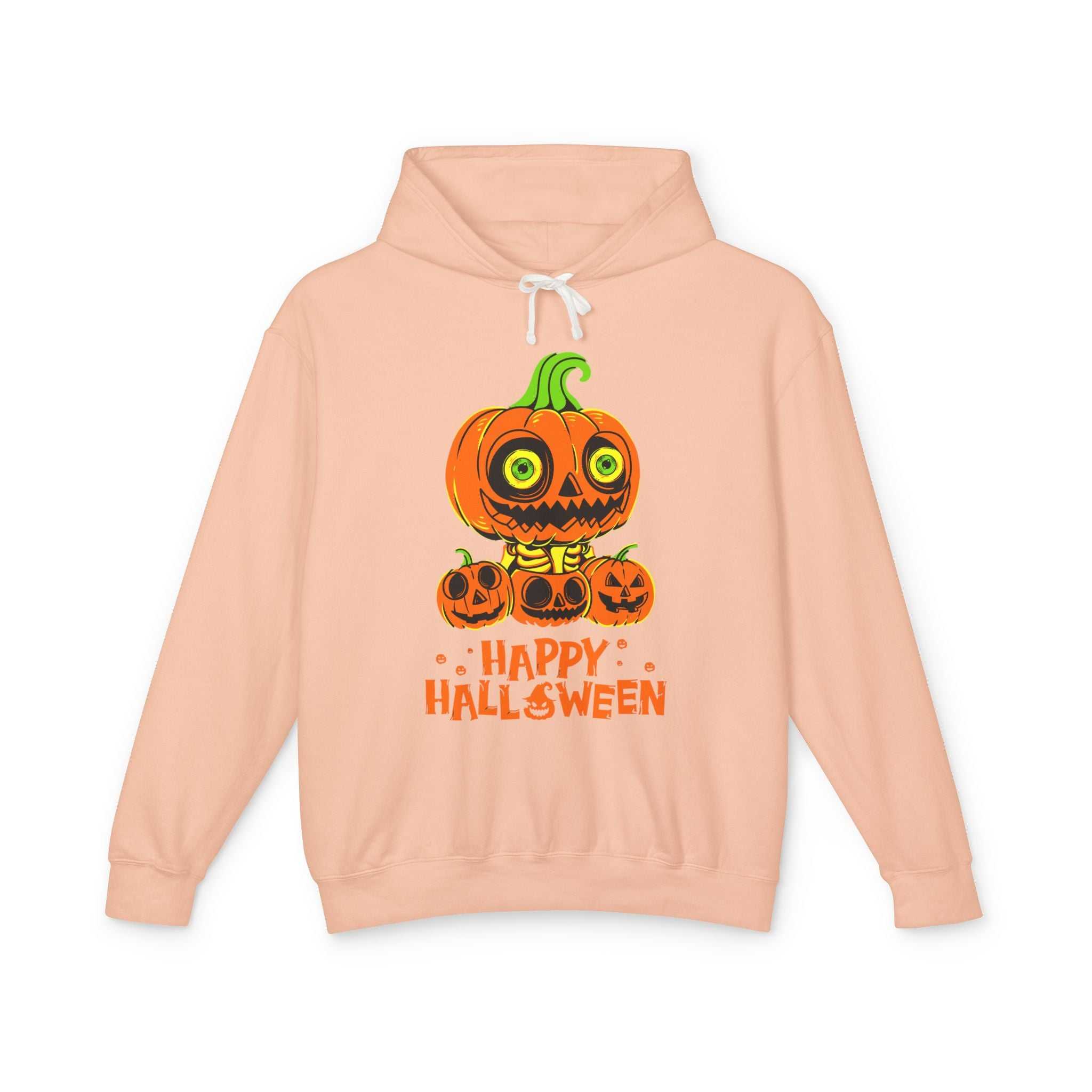 Scary Jack-O'-Lantern Halloween Pumpkin Hoodie