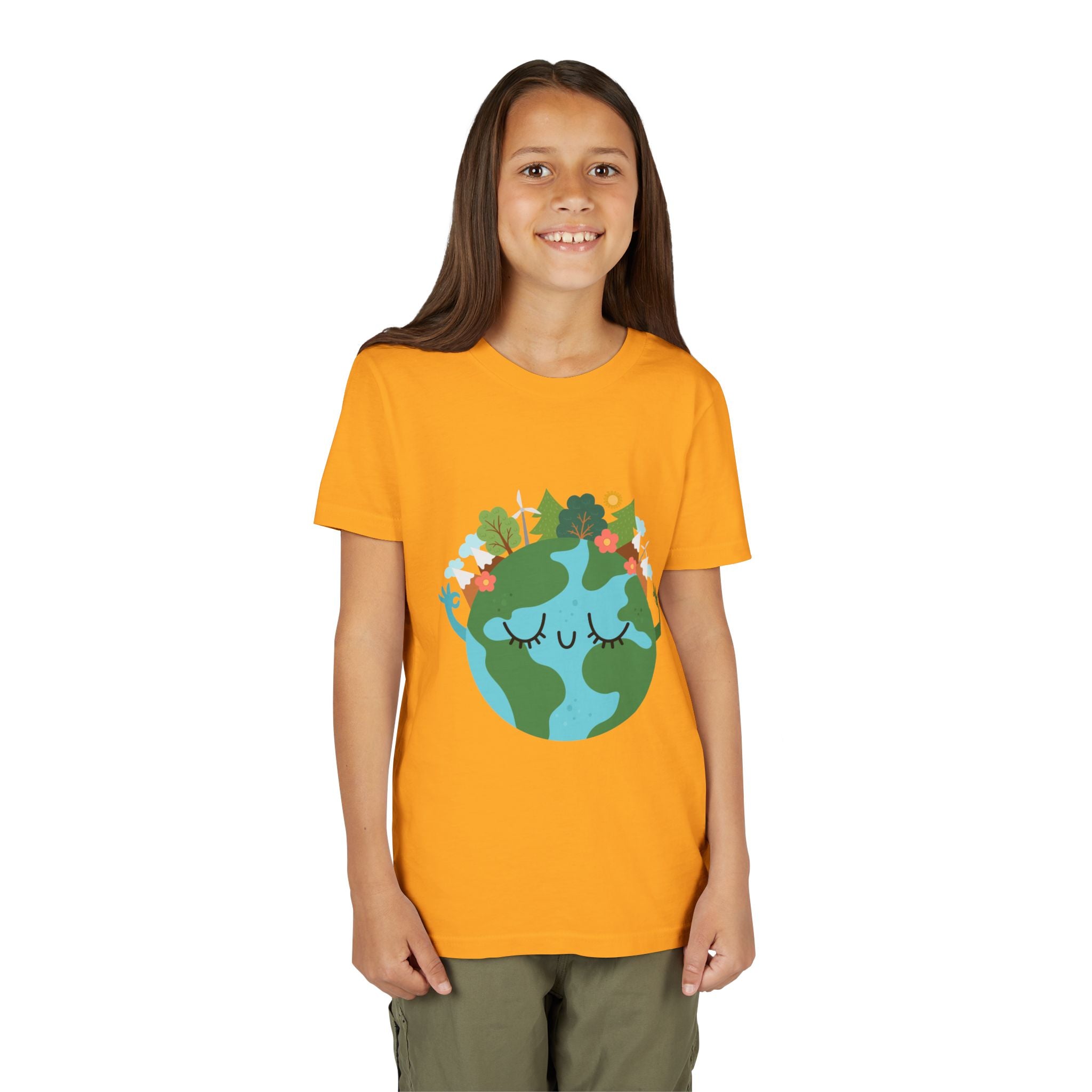 Smiling Mother Earth Youth T-Shirt