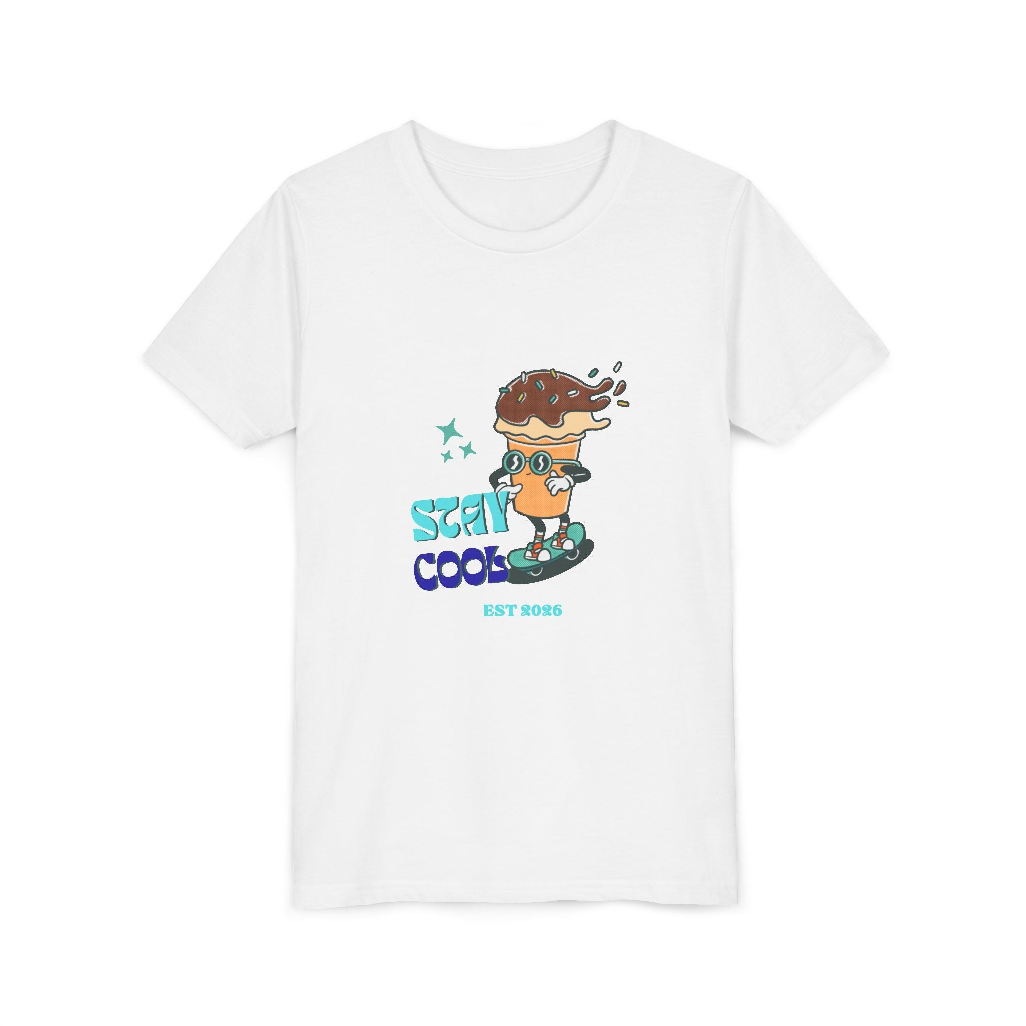 Rad Skateboarding Ice Cream Kids Tee