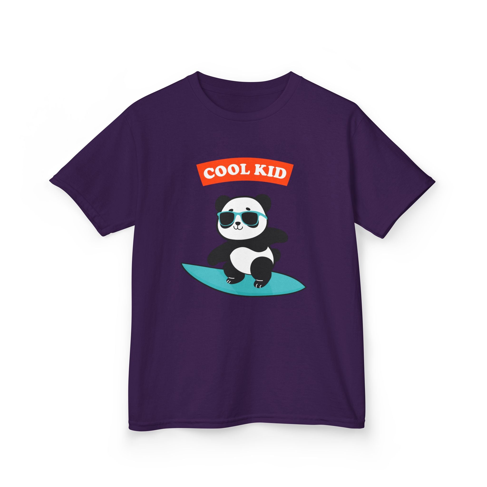Cool Panda Kid Surfing T-Shirt