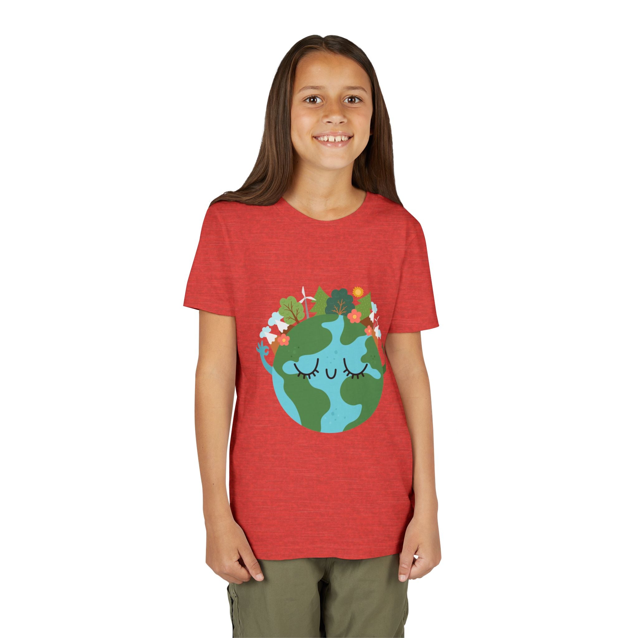 Smiling Mother Earth Youth T-Shirt