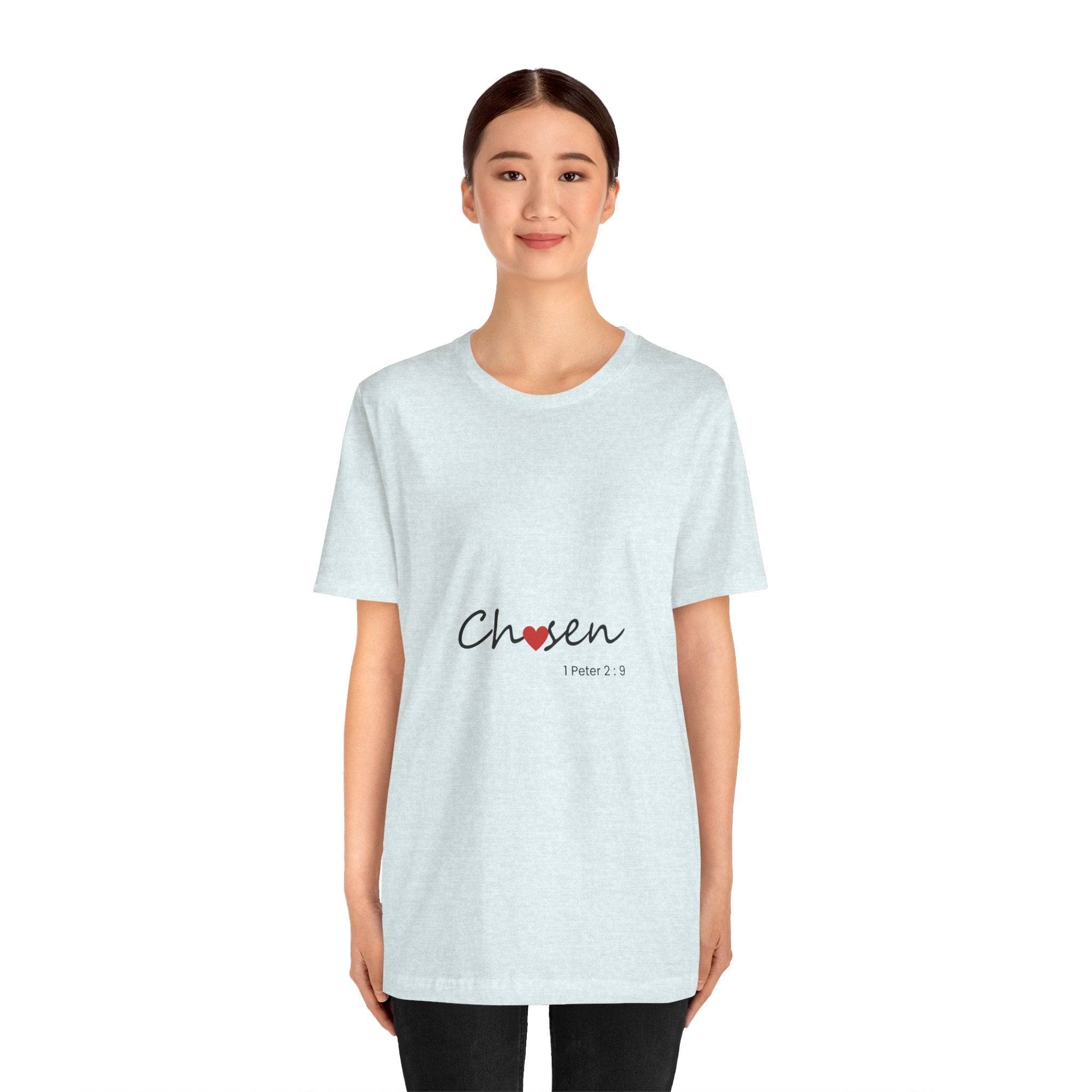 Chosen Heart 1 Peter 2:9 Christian Tee