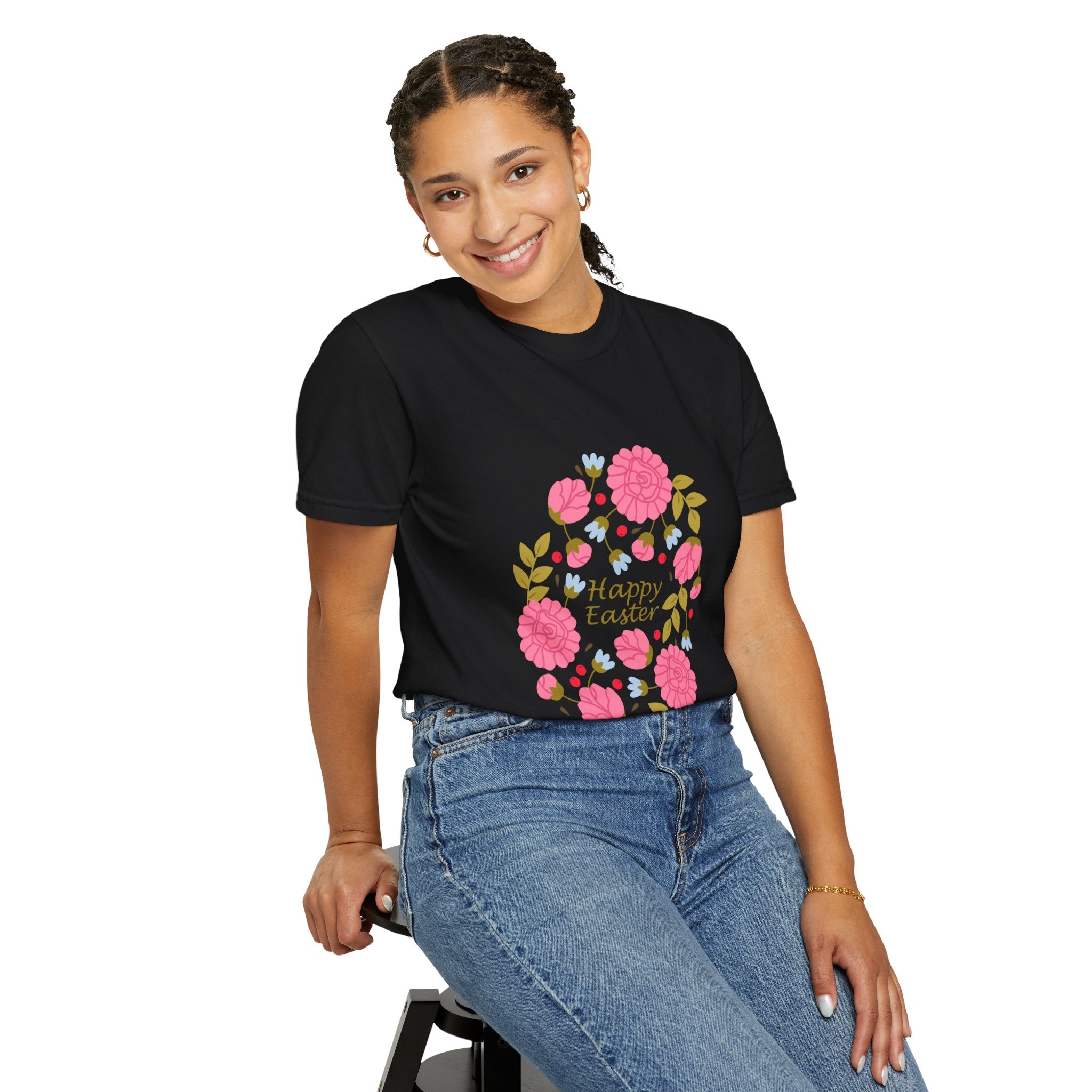 Happy Floral Easter Tee