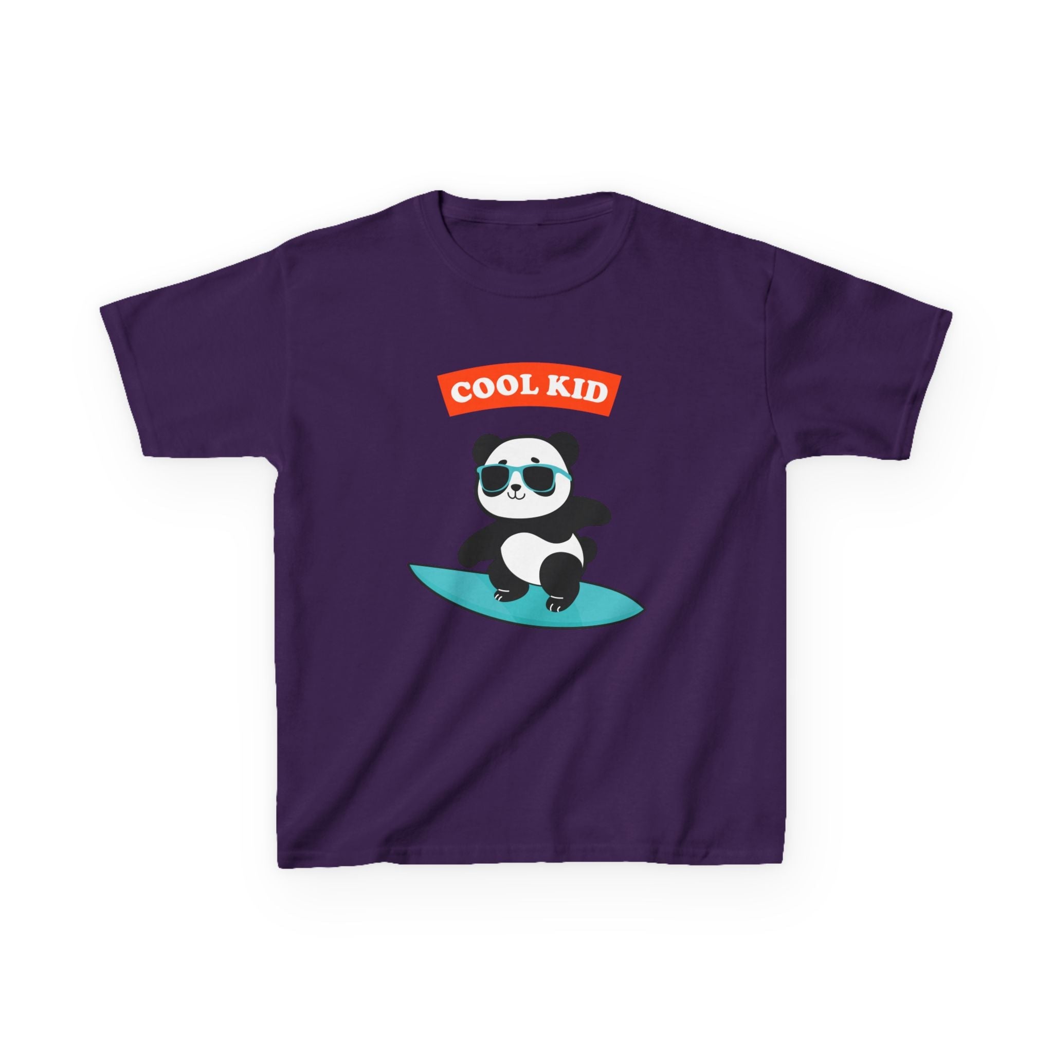 Cool Panda Kid Surfing T-Shirt
