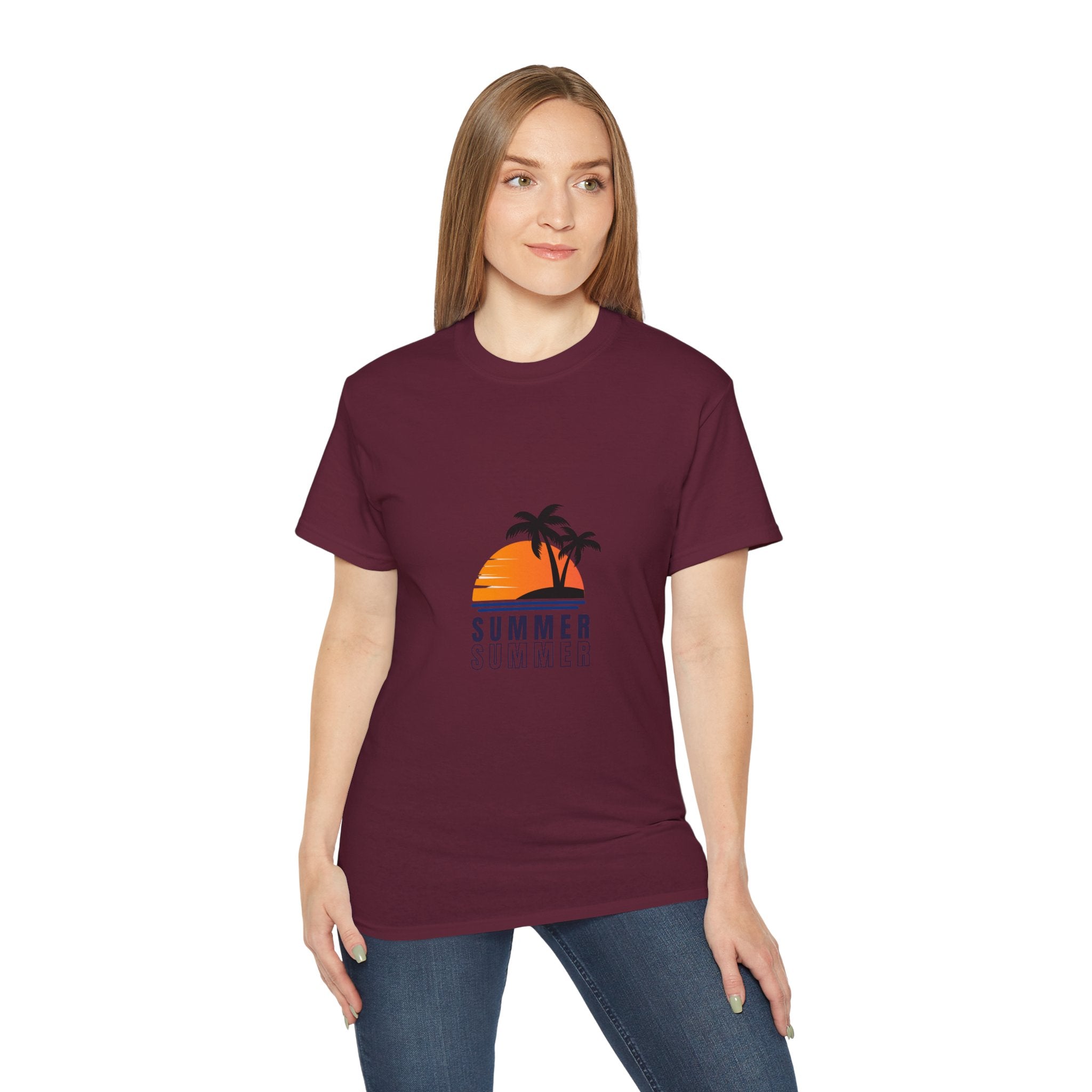 Summer Palm Sunset T-Shirt