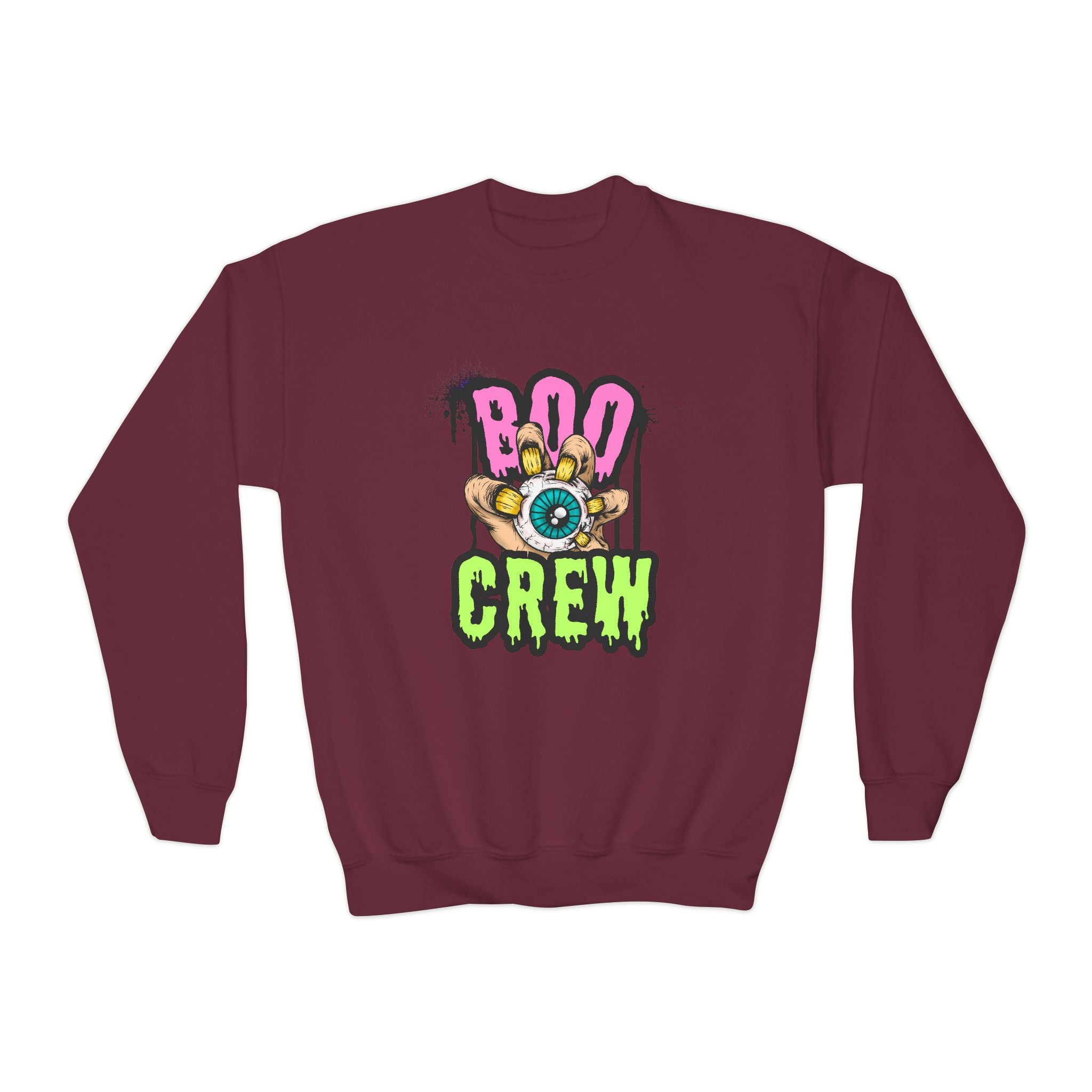 Boo Crew Youth Halloween Sweatshirt