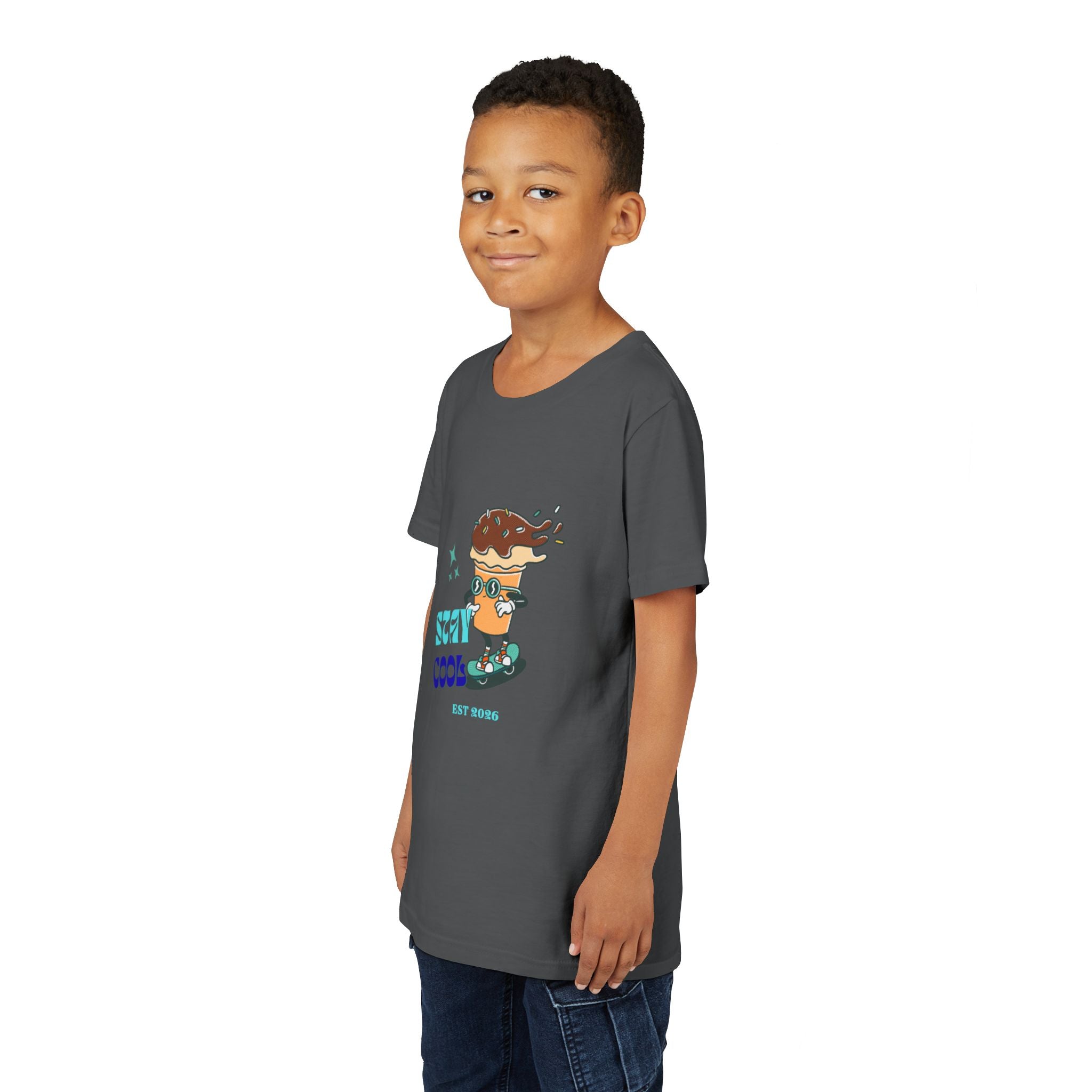 Rad Skateboarding Ice Cream Kids Tee