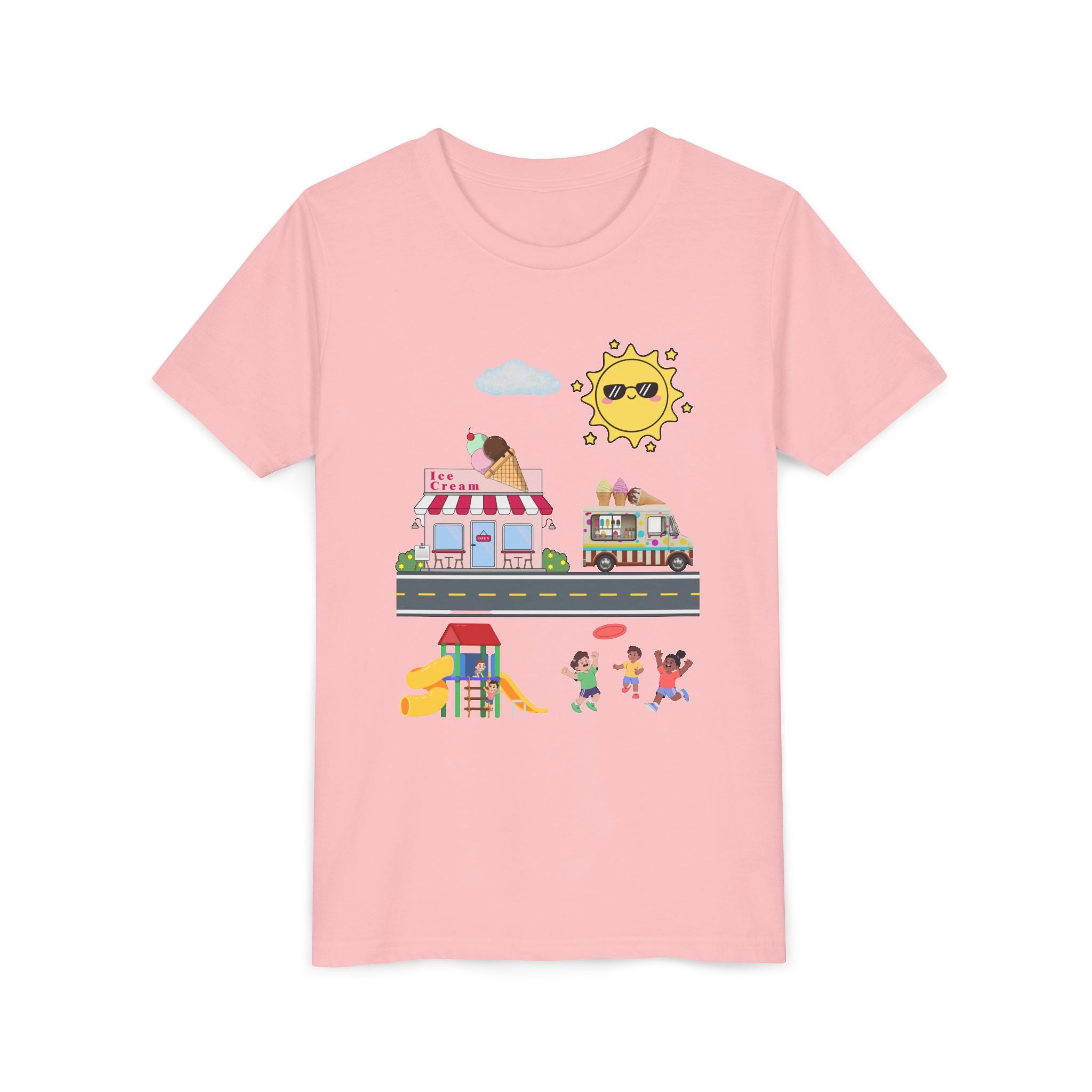 Sunny Playground Street Scene Youth Tee