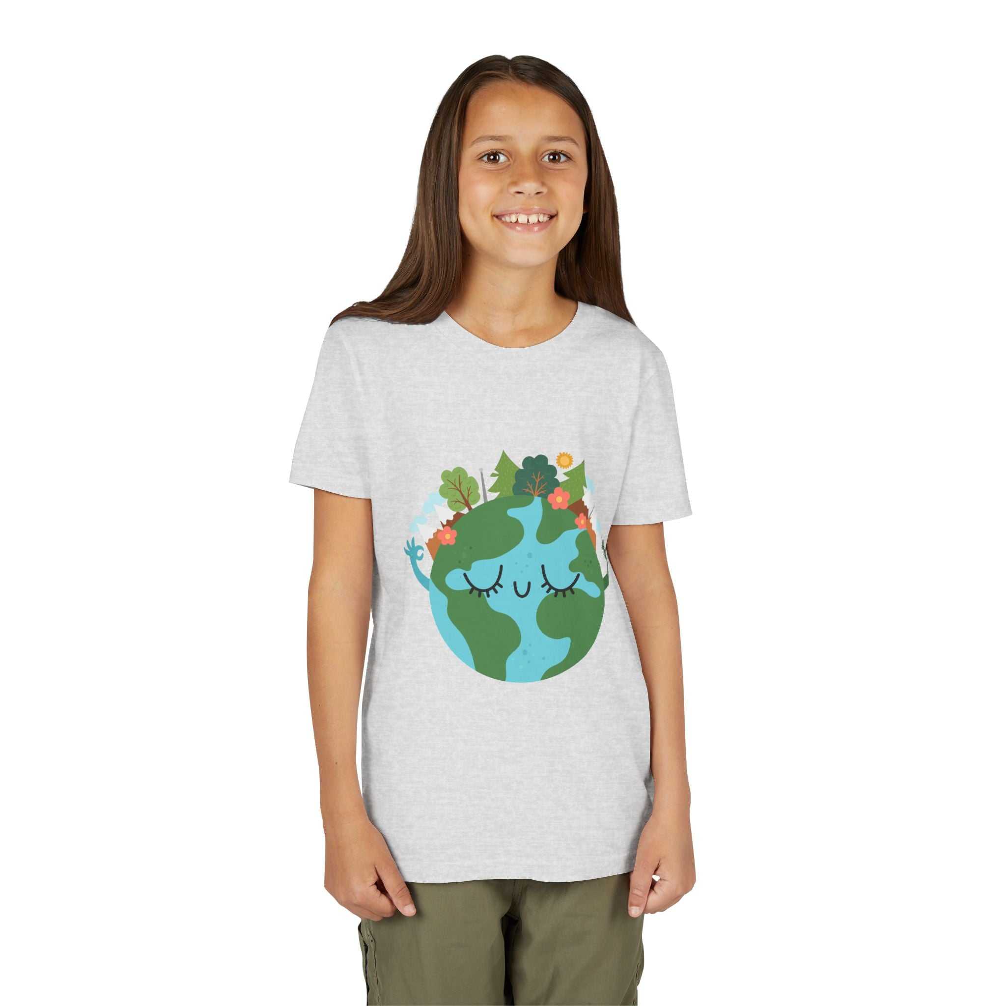 Smiling Mother Earth Youth T-Shirt