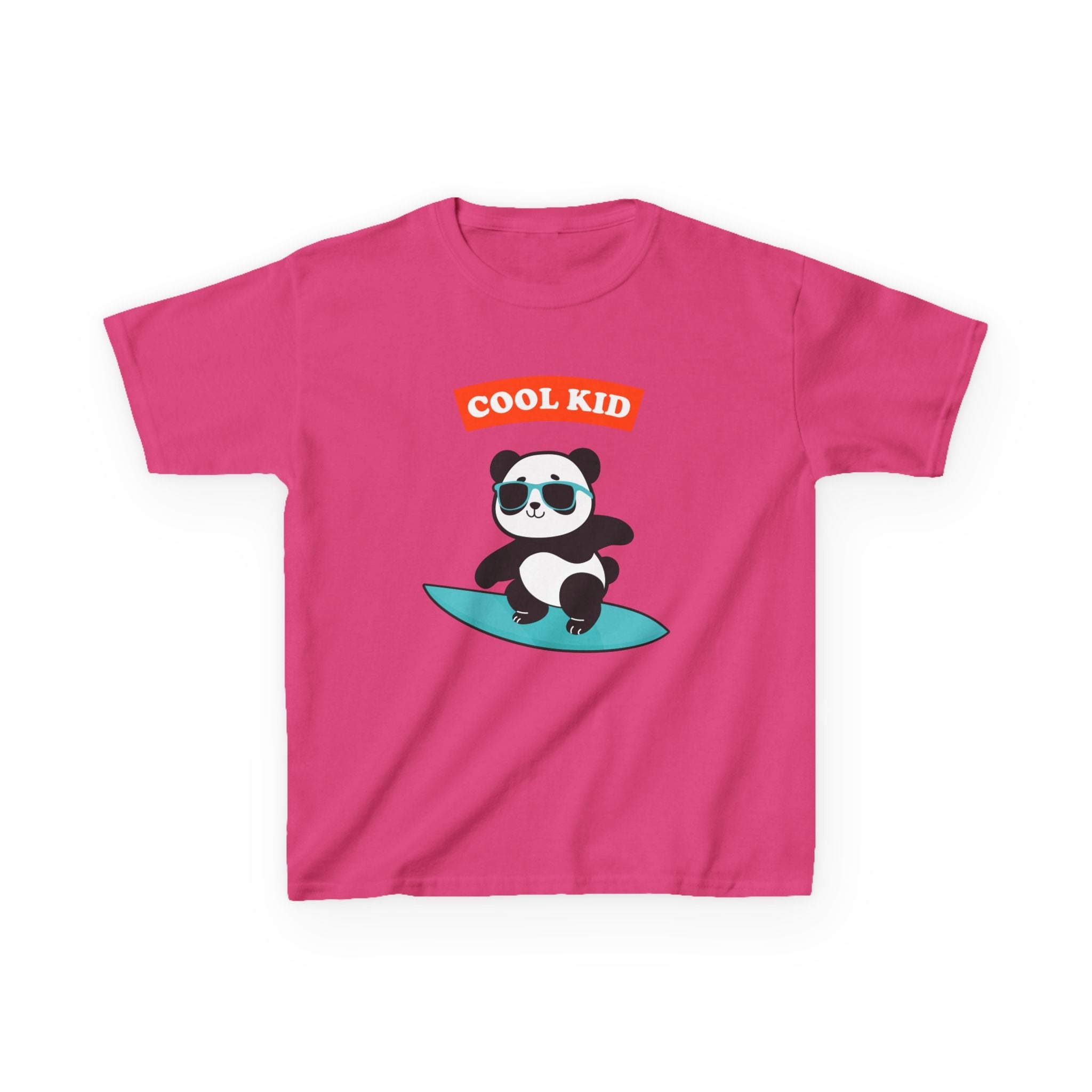 Cool Panda Kid Surfing T-Shirt