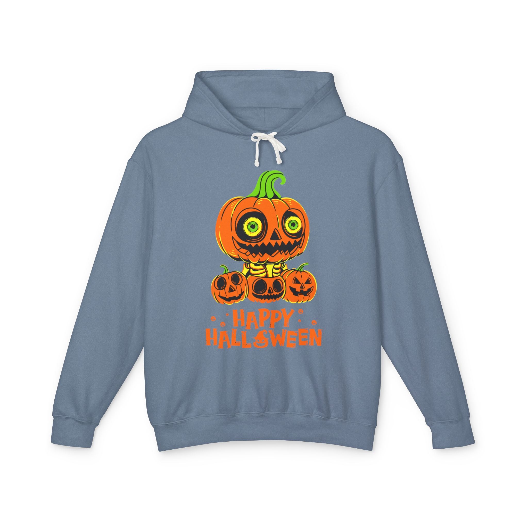 Scary Jack-O'-Lantern Halloween Pumpkin Hoodie