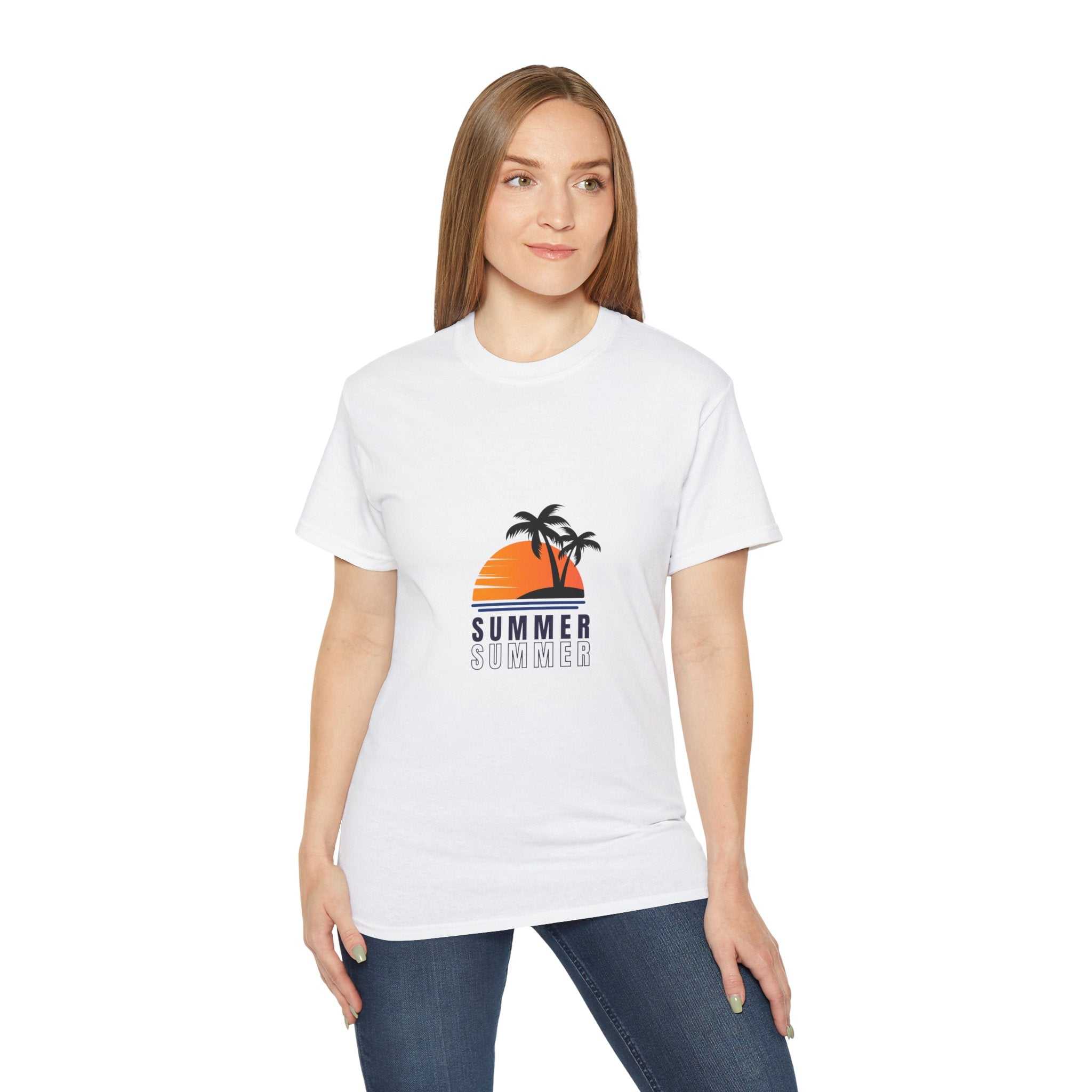 Summer Palm Sunset T-Shirt