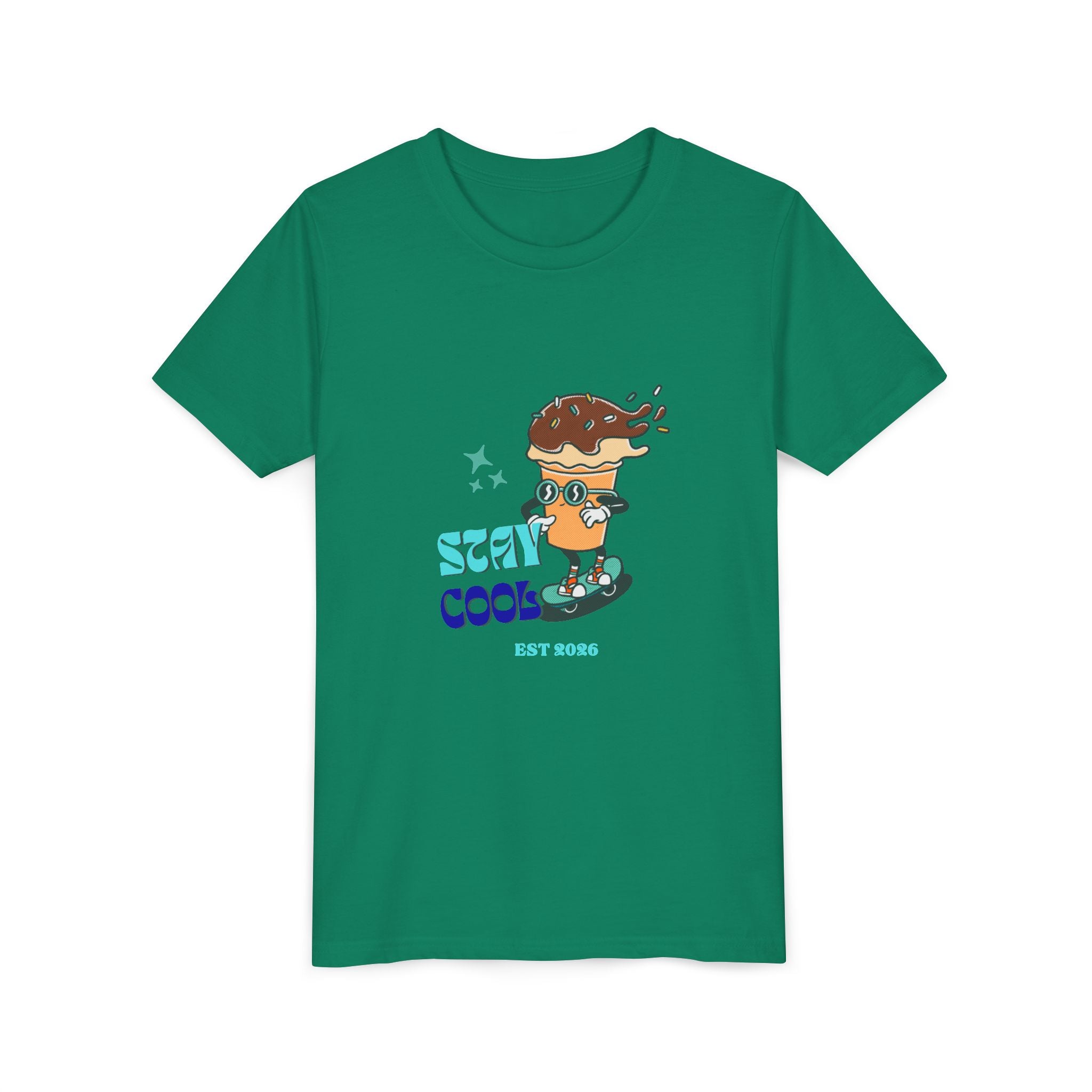 Rad Skateboarding Ice Cream Kids Tee
