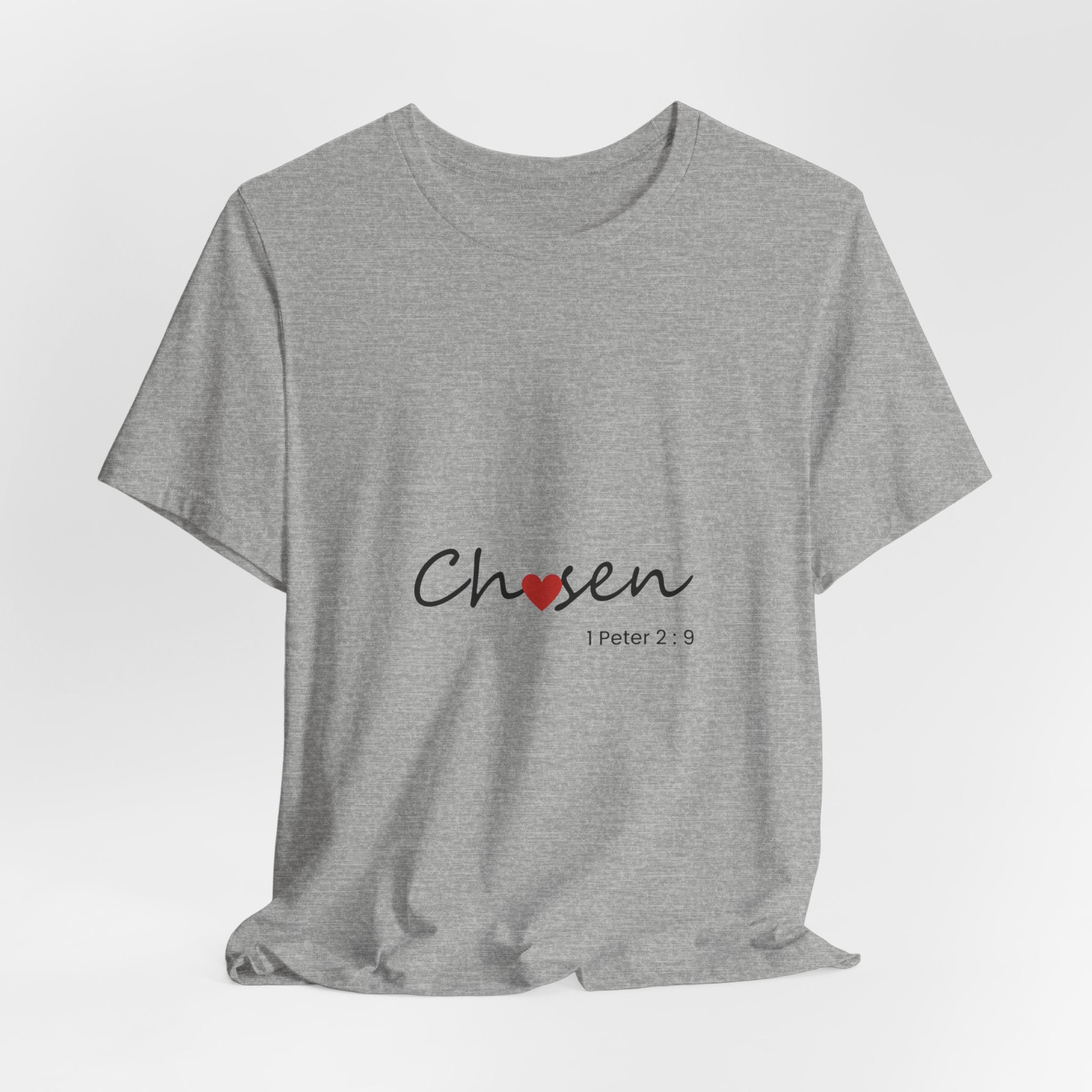 Chosen Heart 1 Peter 2:9 Christian Tee