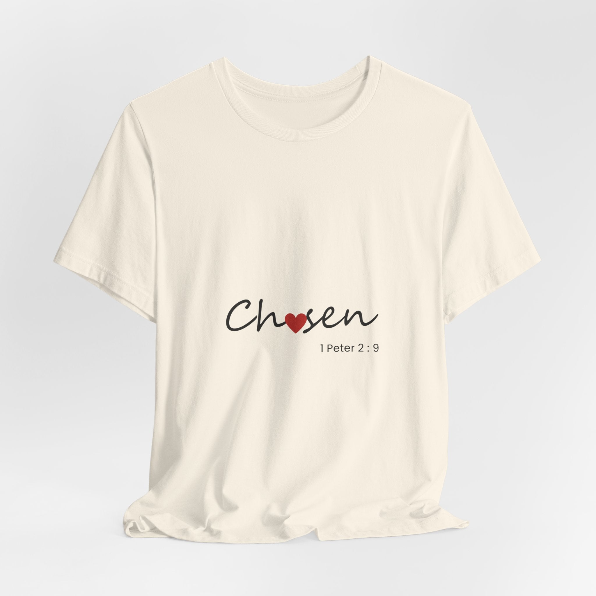 Chosen Heart 1 Peter 2:9 Christian Tee
