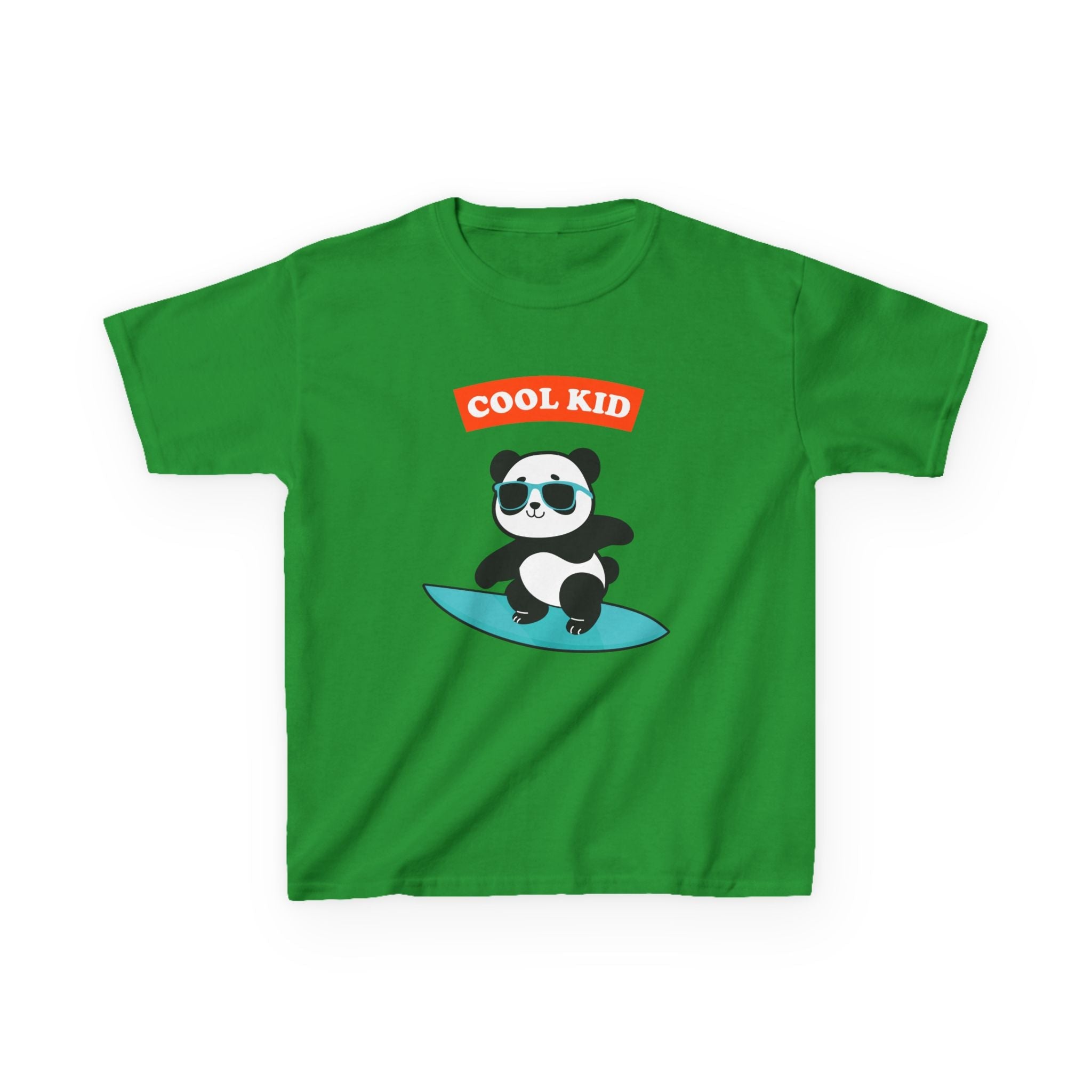 Cool Panda Kid Surfing T-Shirt